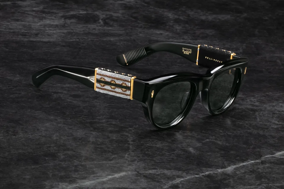 Jacques Marie Mage Beaded 1:1 #15 occhiali da sole vetro
