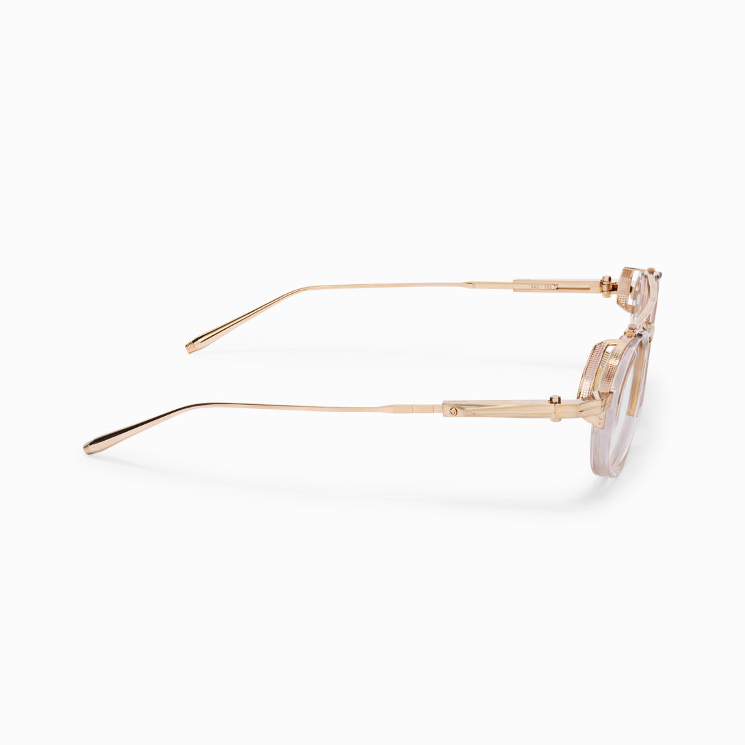 Akoni Infinity Rx occhiali da vista Brushed 12k Gold titanio