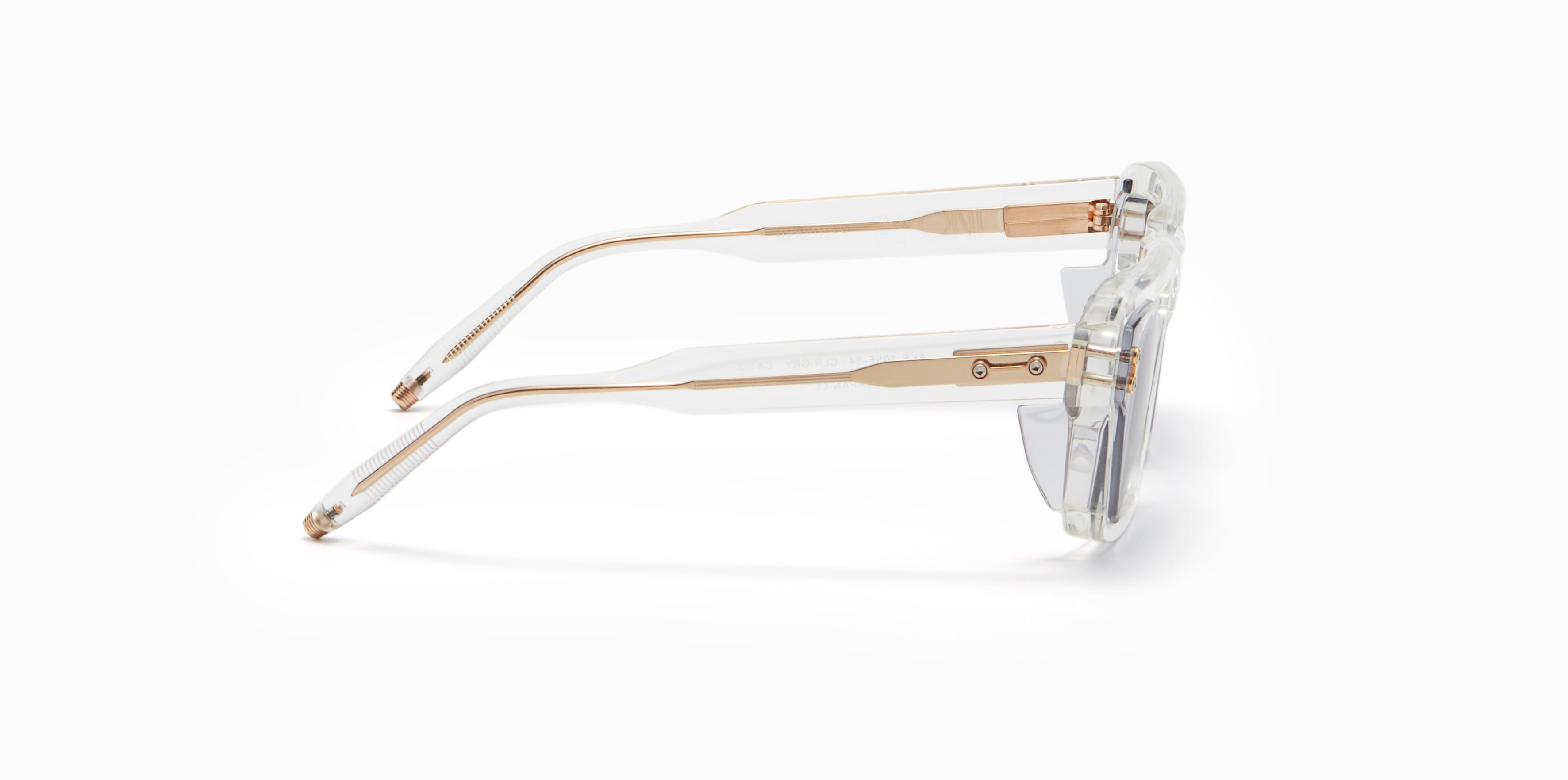 Akoni Horizon Hercules occhiali da sole crystal clear acetato