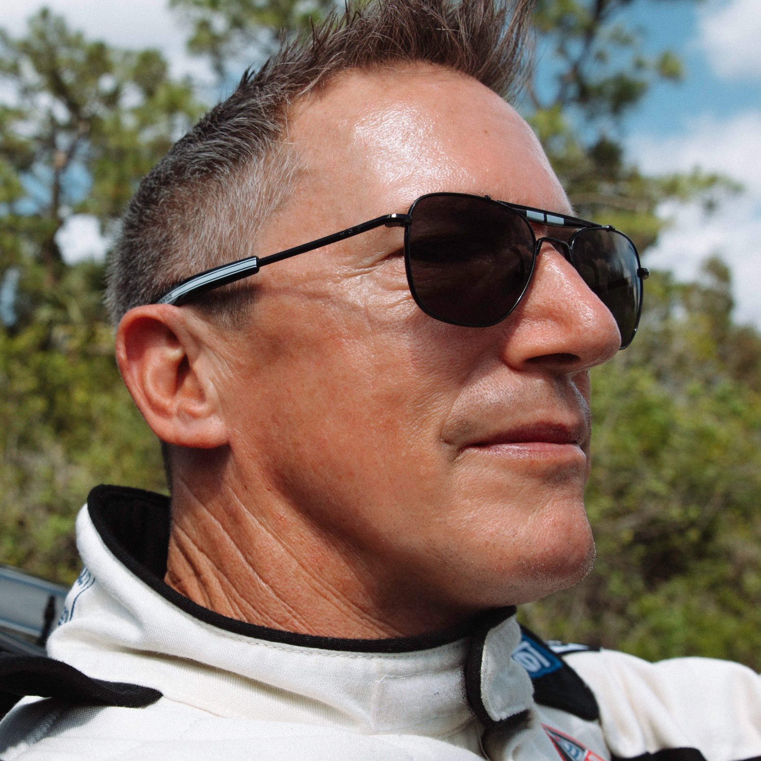 Randolph Shelby Aviator II occhiali da sole neri Apex Gray