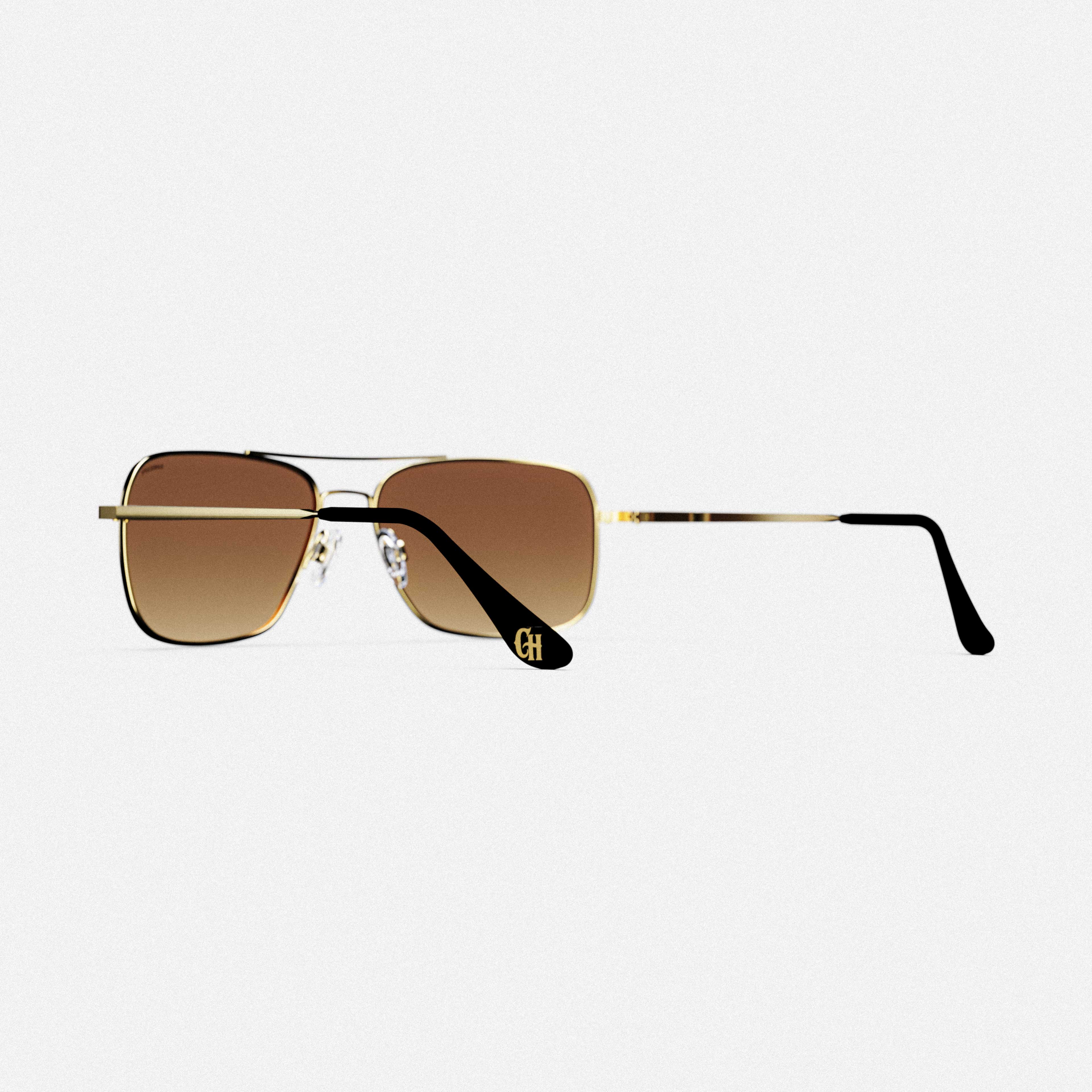 Randolph Frontier Cole Hauser 23k Gold Yosemite occhiali da sole