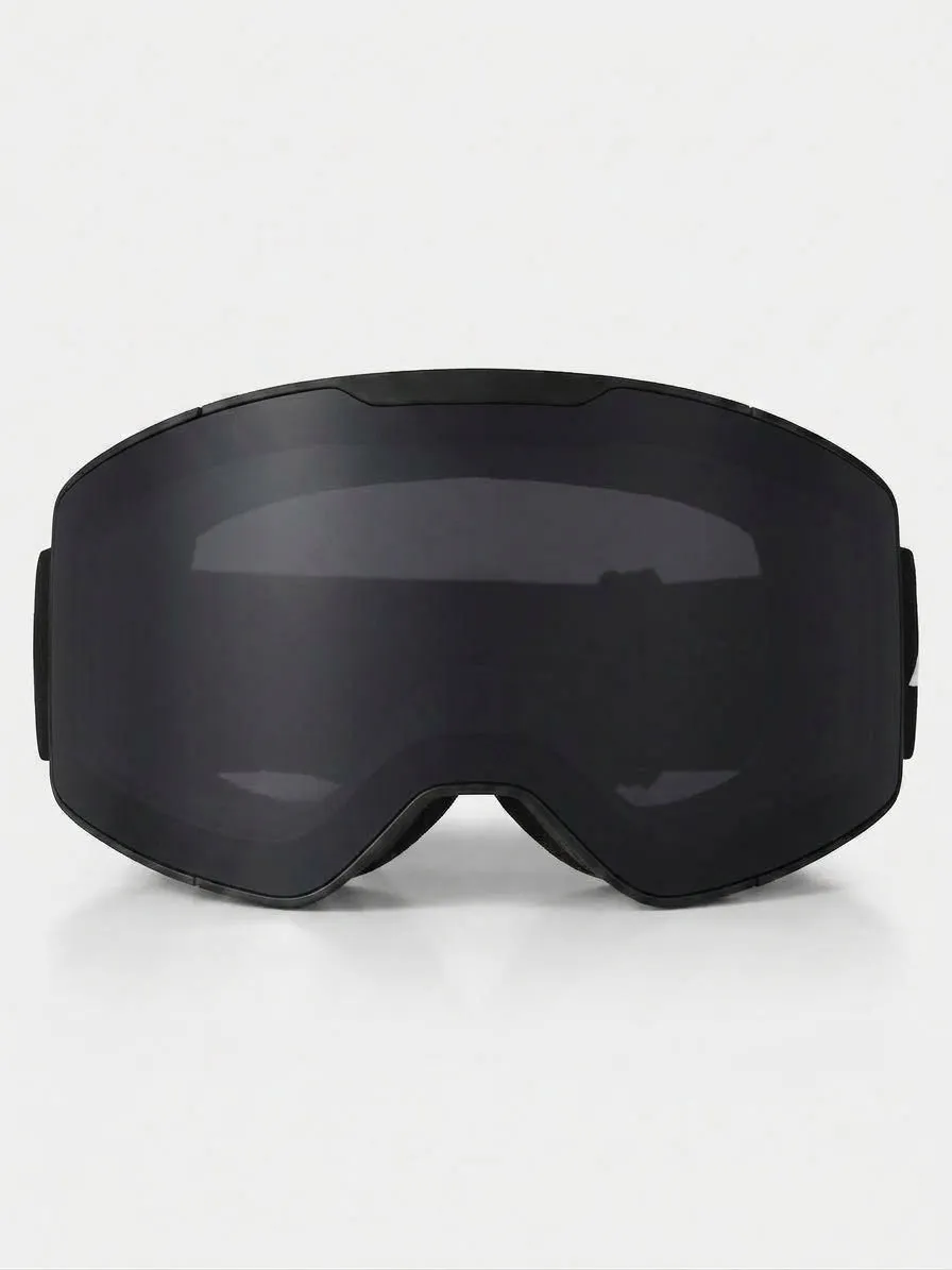 Ocean Kilimanjaro maschera sci nera lente smoke antiappannante