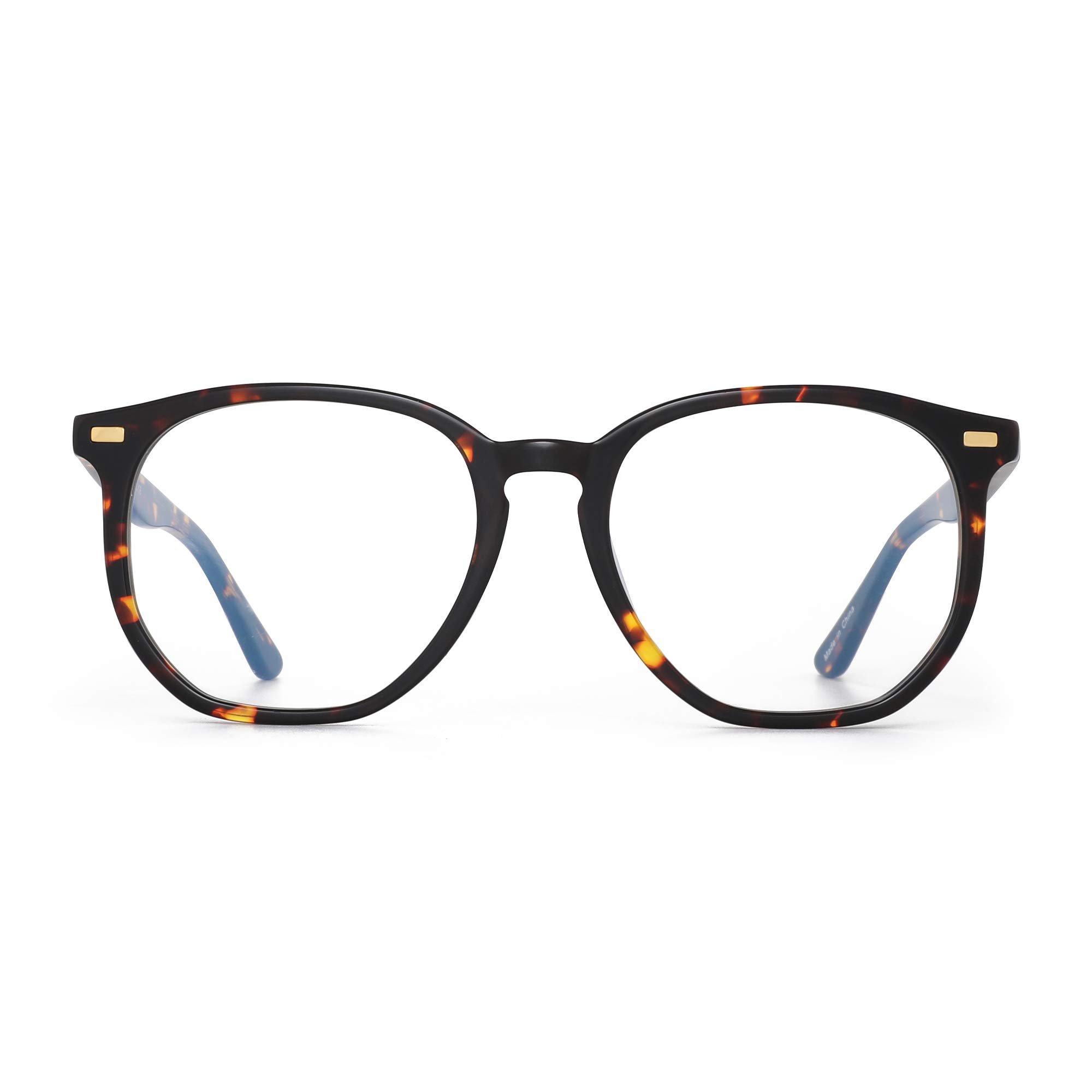 Glindar Esagonali Acetato Occhiali Filtro Luce Blu Trasparenti