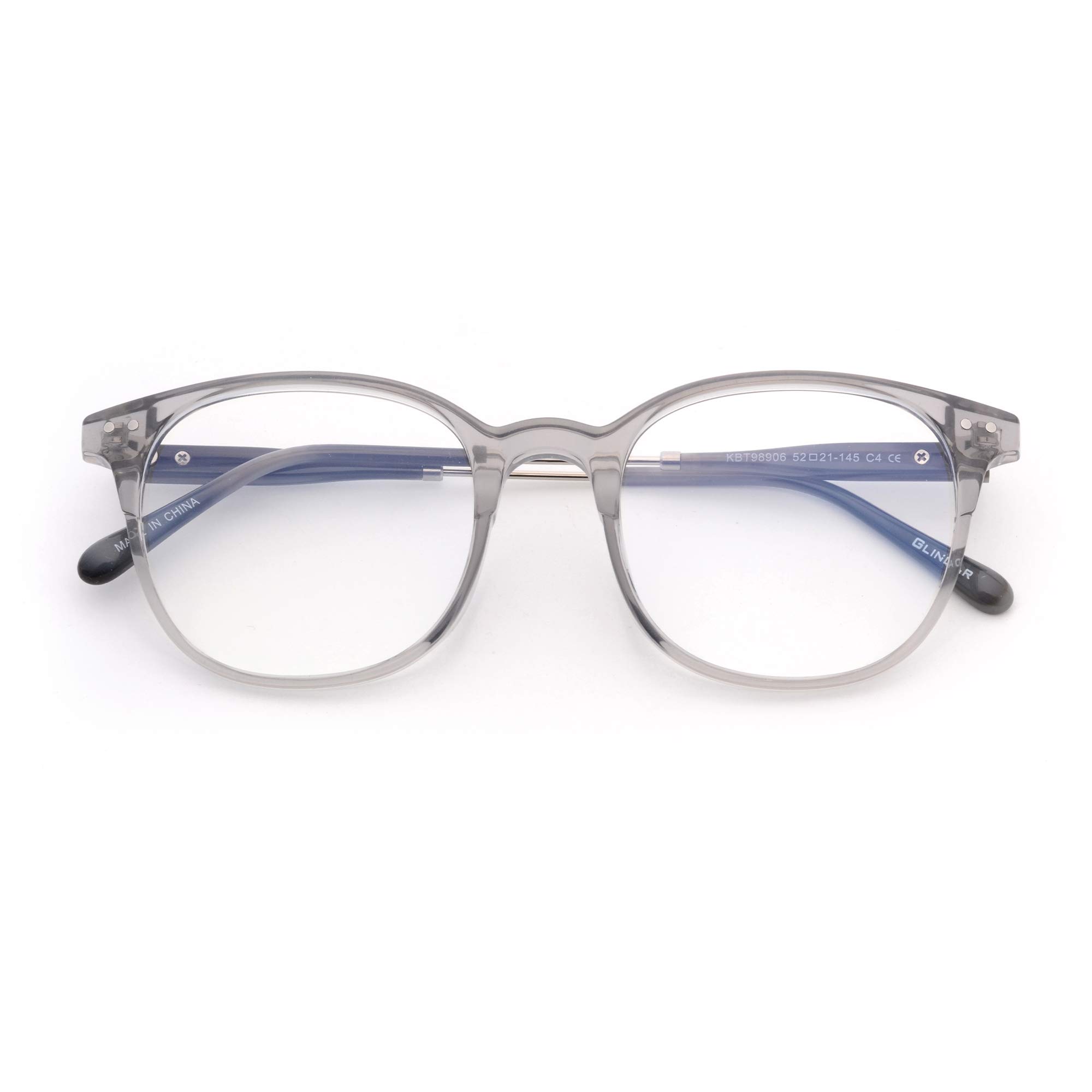 Glindar Quadrata TR90 occhiali luce blu nero