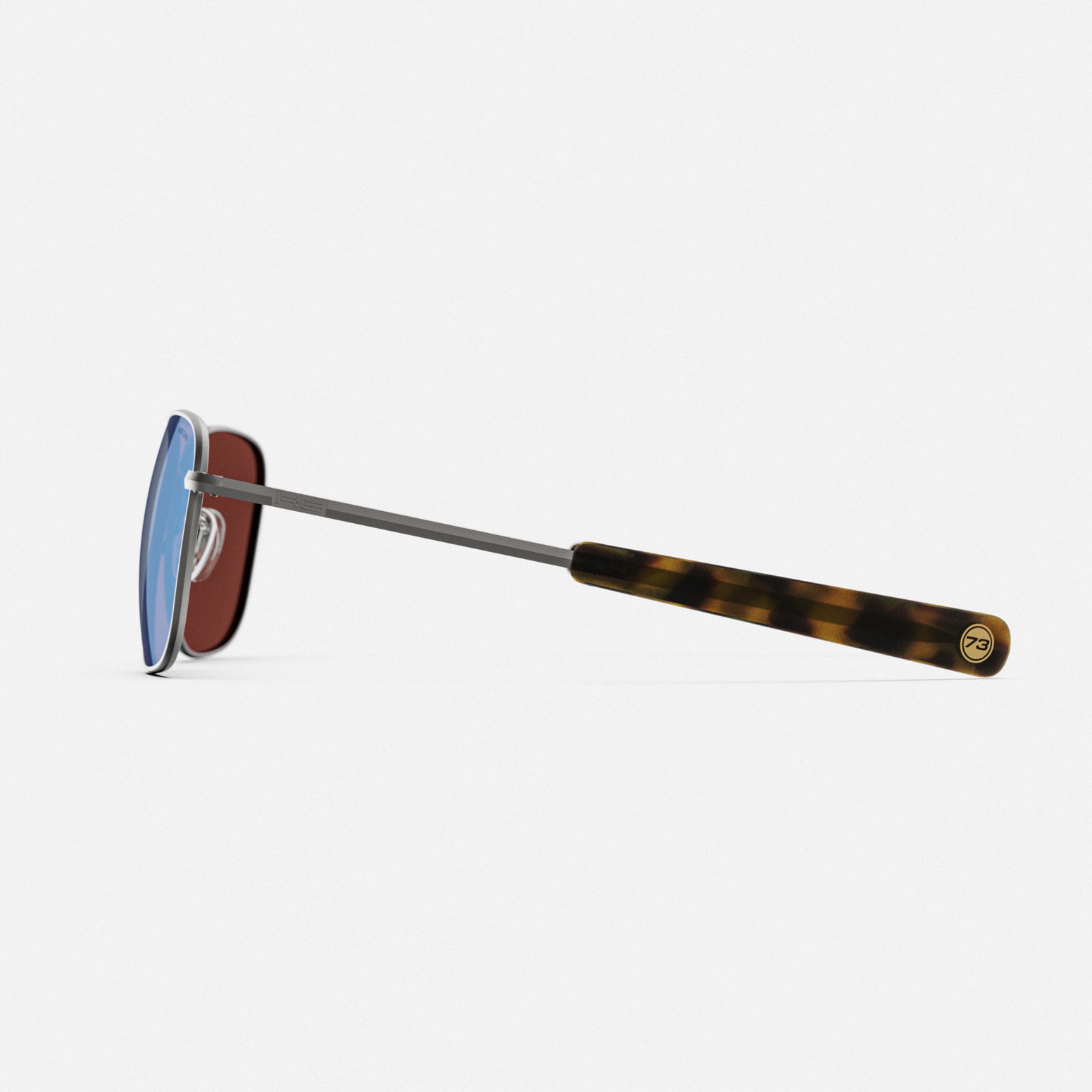 Randolph Aviator DriveWorks occhiali da sole blu 55mm semi-polarizzati