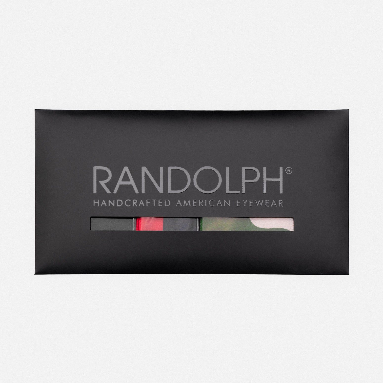 Randolph panno occhiali microfibra 3 pezzi nero mimetico USA