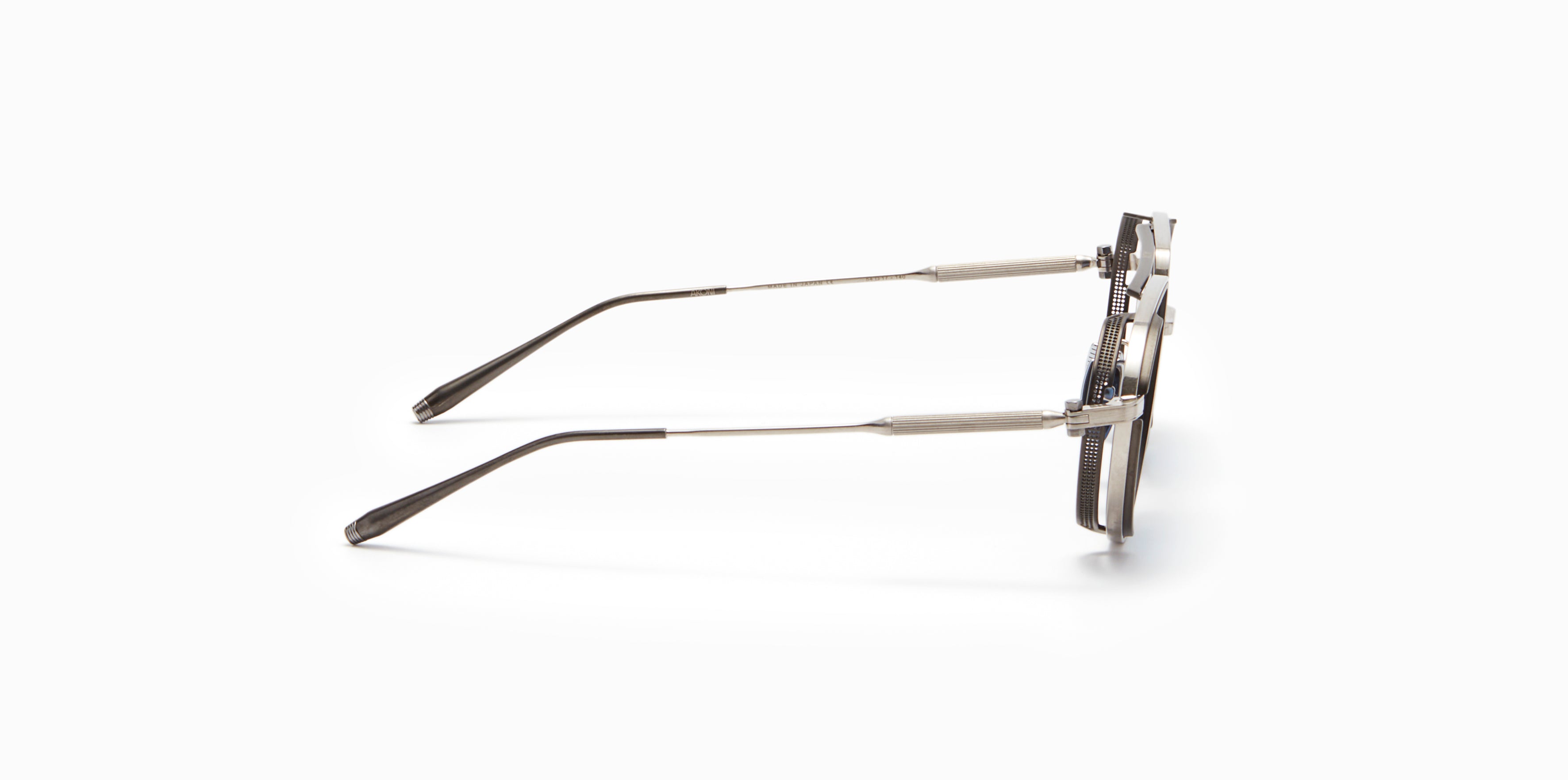 Akoni Optima Skyracer occhiali sole argento aviatore