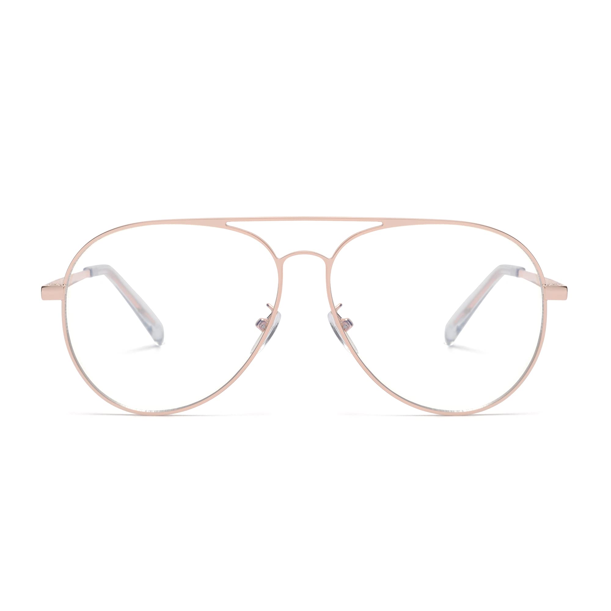 Glindar occhiali luce blu computer unisex metallo