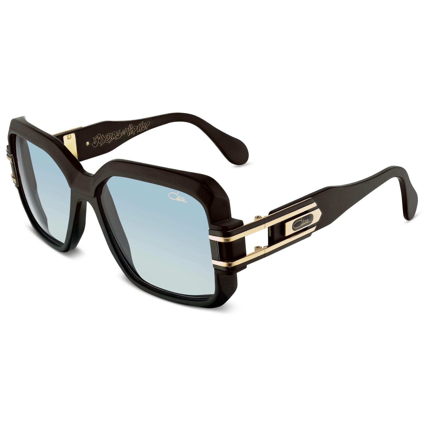 Cazal Legends MOD 623/3 Hip-Hop occhiali da sole nero-oro opaco