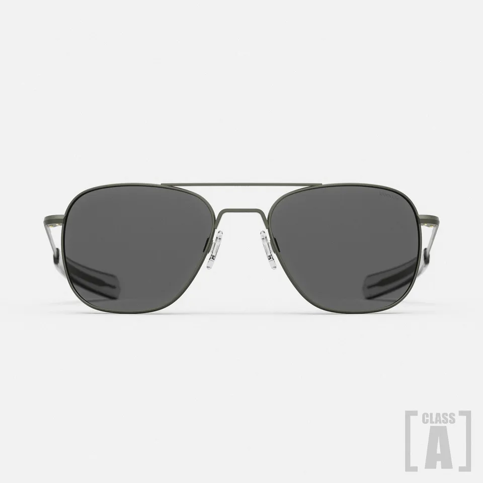 Randolph Class A Aviator Military Olive occhiali da sole 55mm