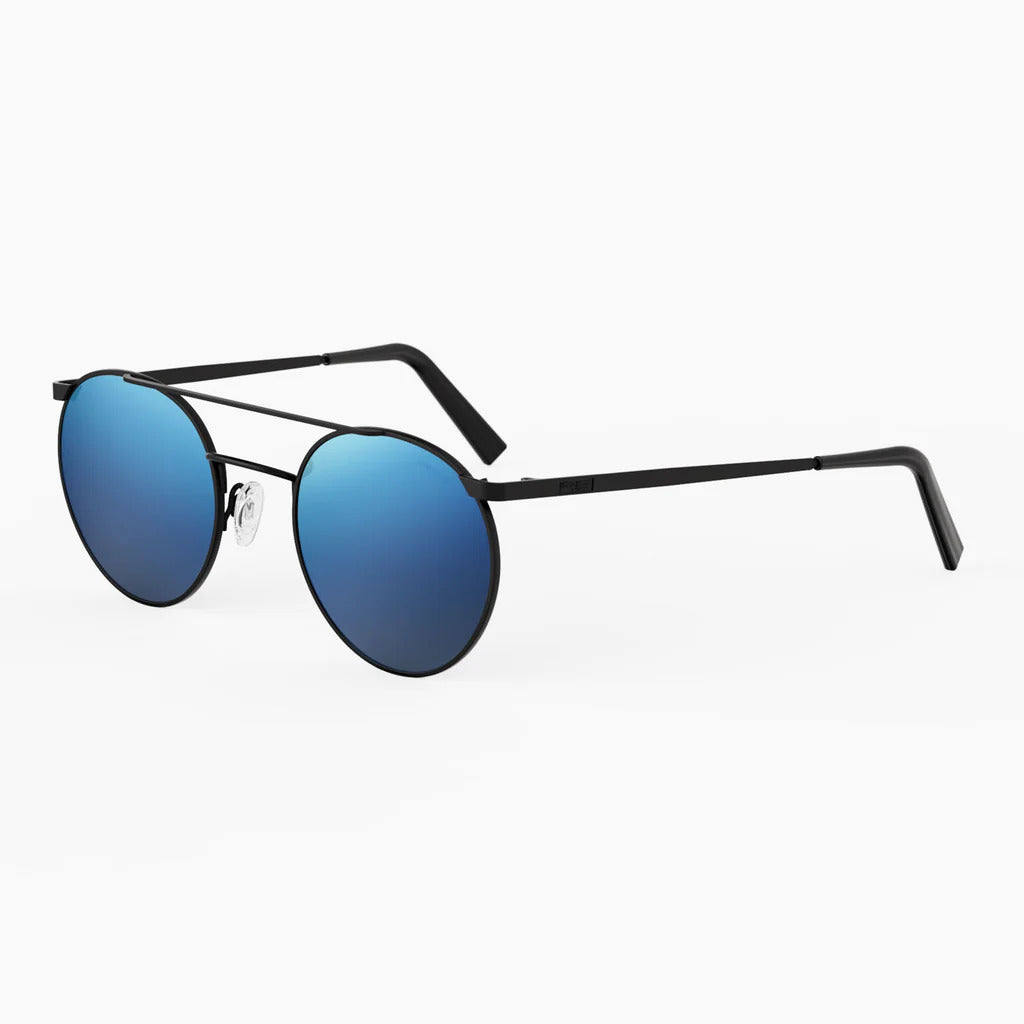 Randolph P3 Shadow Black Blue occhiali da sole specchiati