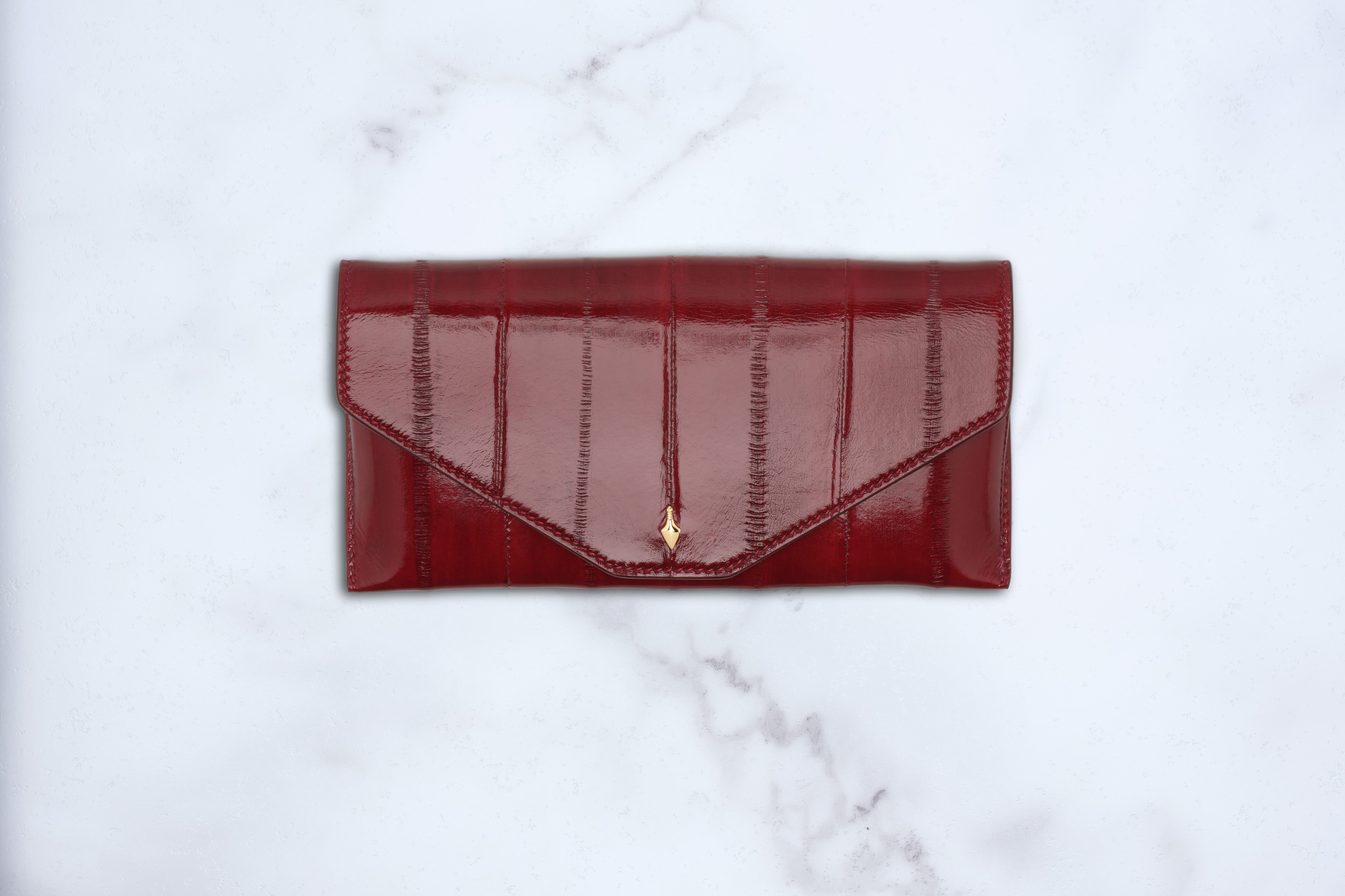 Jacques Marie Mage Circa Envelope Case custodia Eel nera