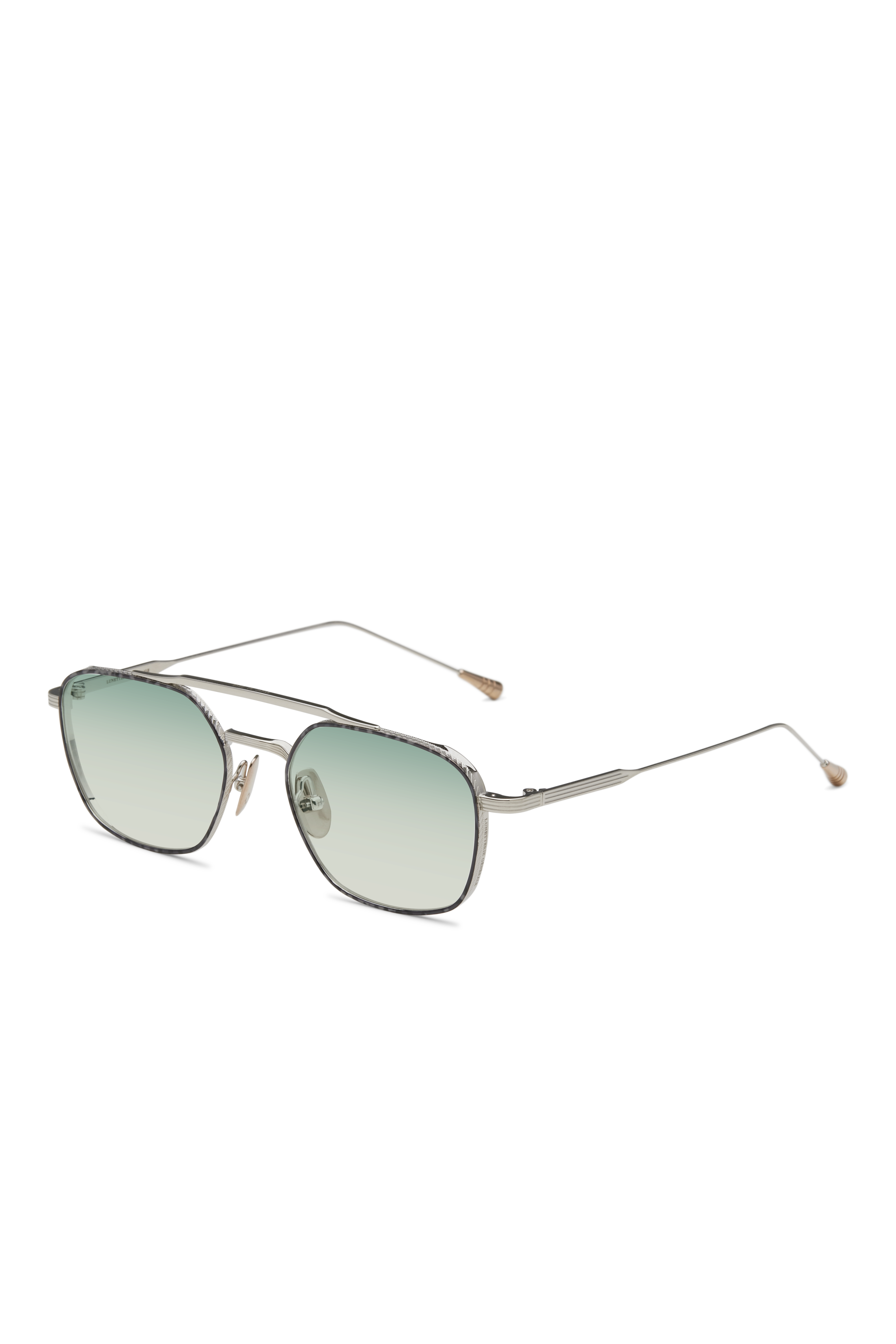 Lunetterie Generale Route 66 occhiali da sole aviatore titanio bronzo