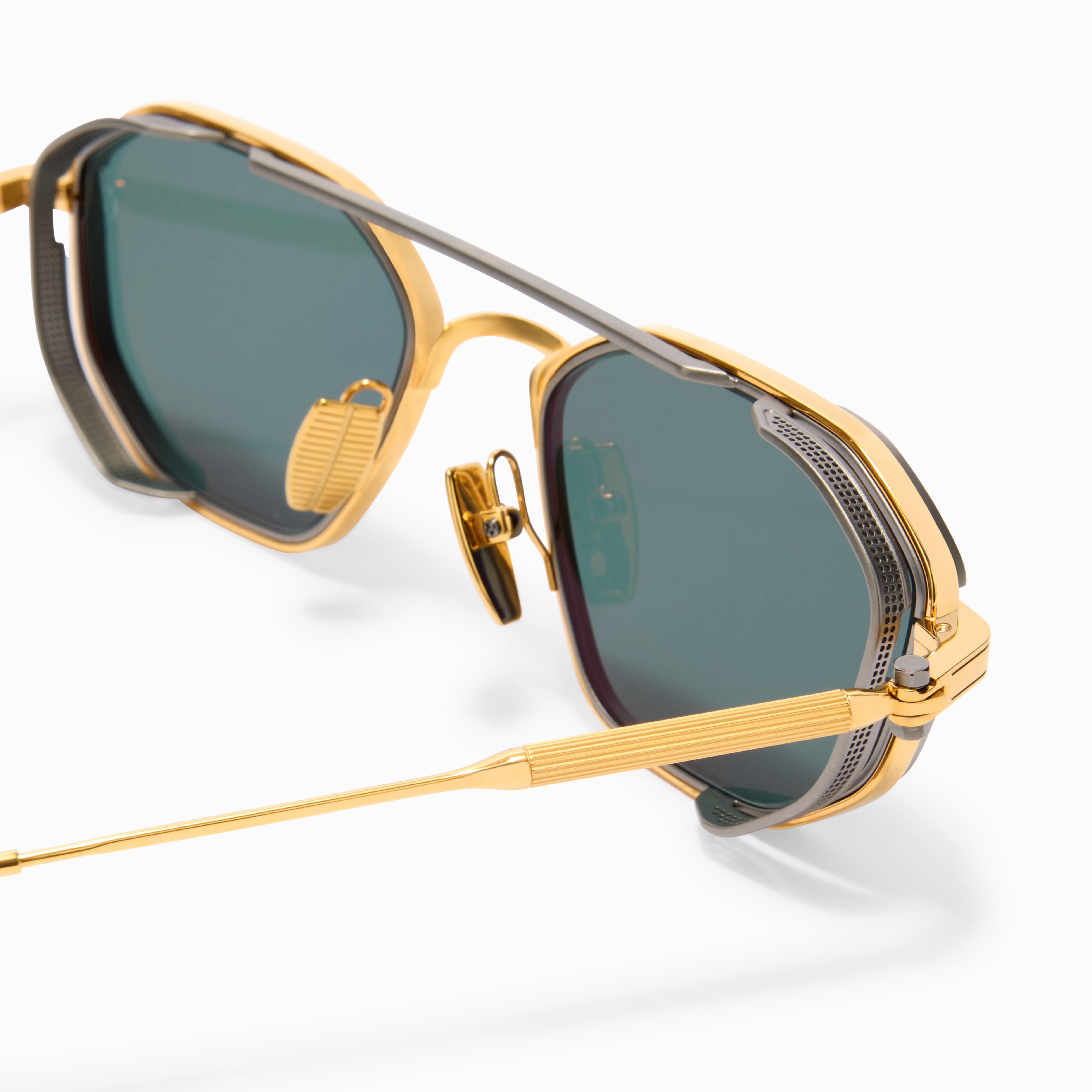 Akoni Optima Eris-Two occhiali da sole oro 18kt