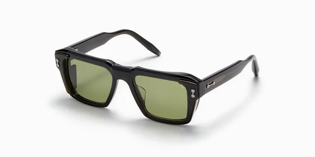 Akoni Horizon Hercules occhiali da sole nero cristallo 54 acetato