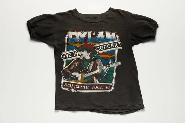 Jacques Marie Mage Bob Dylan Tour Tee 1978 maglietta