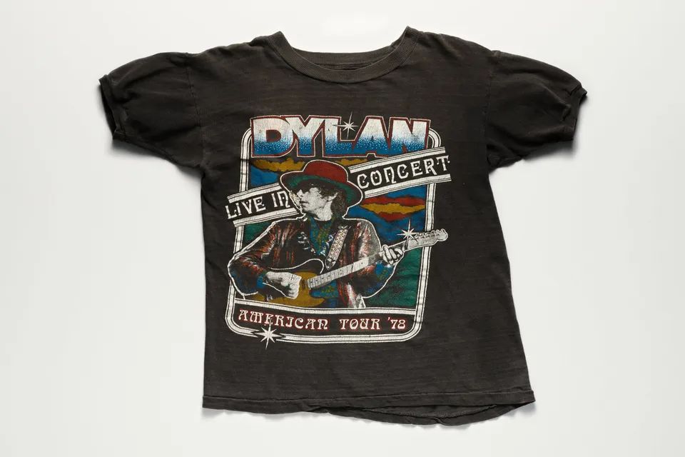 Jacques Marie Mage Bob Dylan Tour Tee 1978 maglietta
