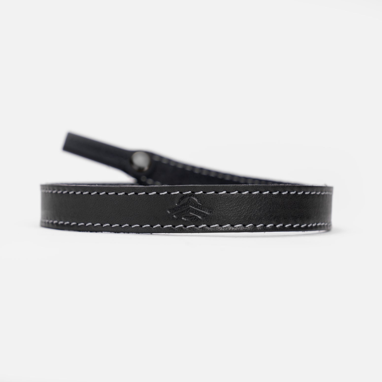 Randolph Sounder Goods Cordino Occhiali Pelle Nero Gunmetal