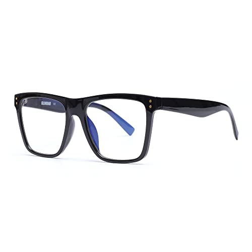 Glindar occhiali luce blu quadrati oversize donna TR