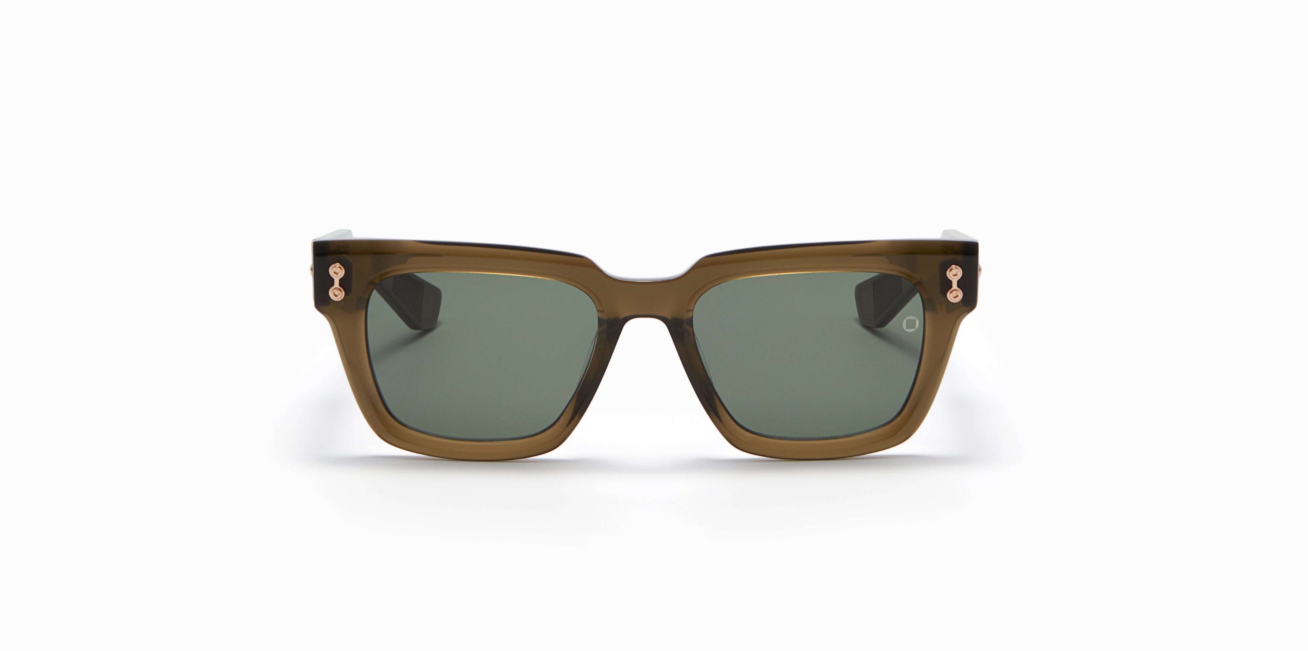 Akoni Horizon Pyxis occhiali da sole verde acetato