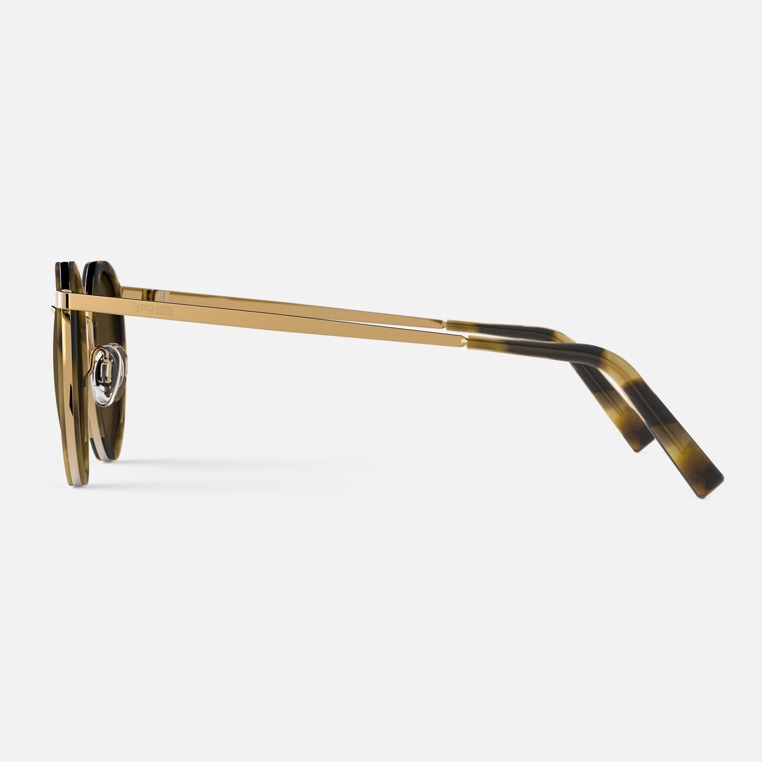 Randolph P3 Fusion occhiali da sole 51mm oro tartarugato