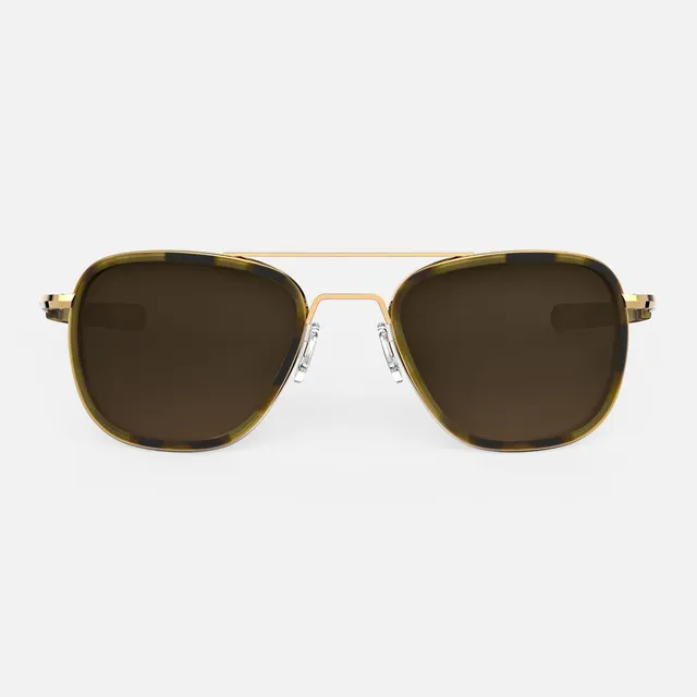Randolph Aviator Fusion occhiali da sole 23k Gold Tartarugato