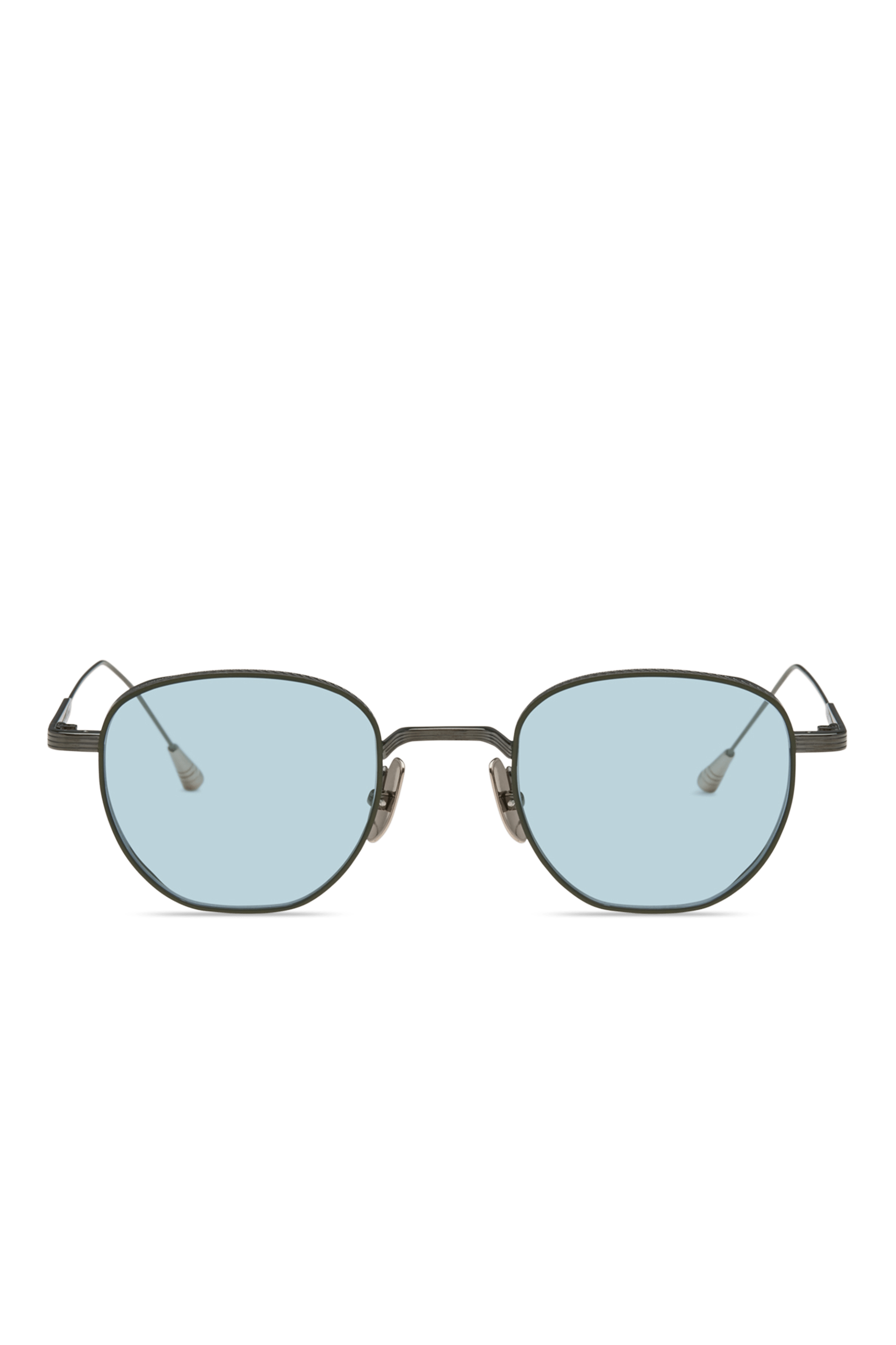 Lunetterie Générale Studio 54 occhiali su misura gunmetal ambra