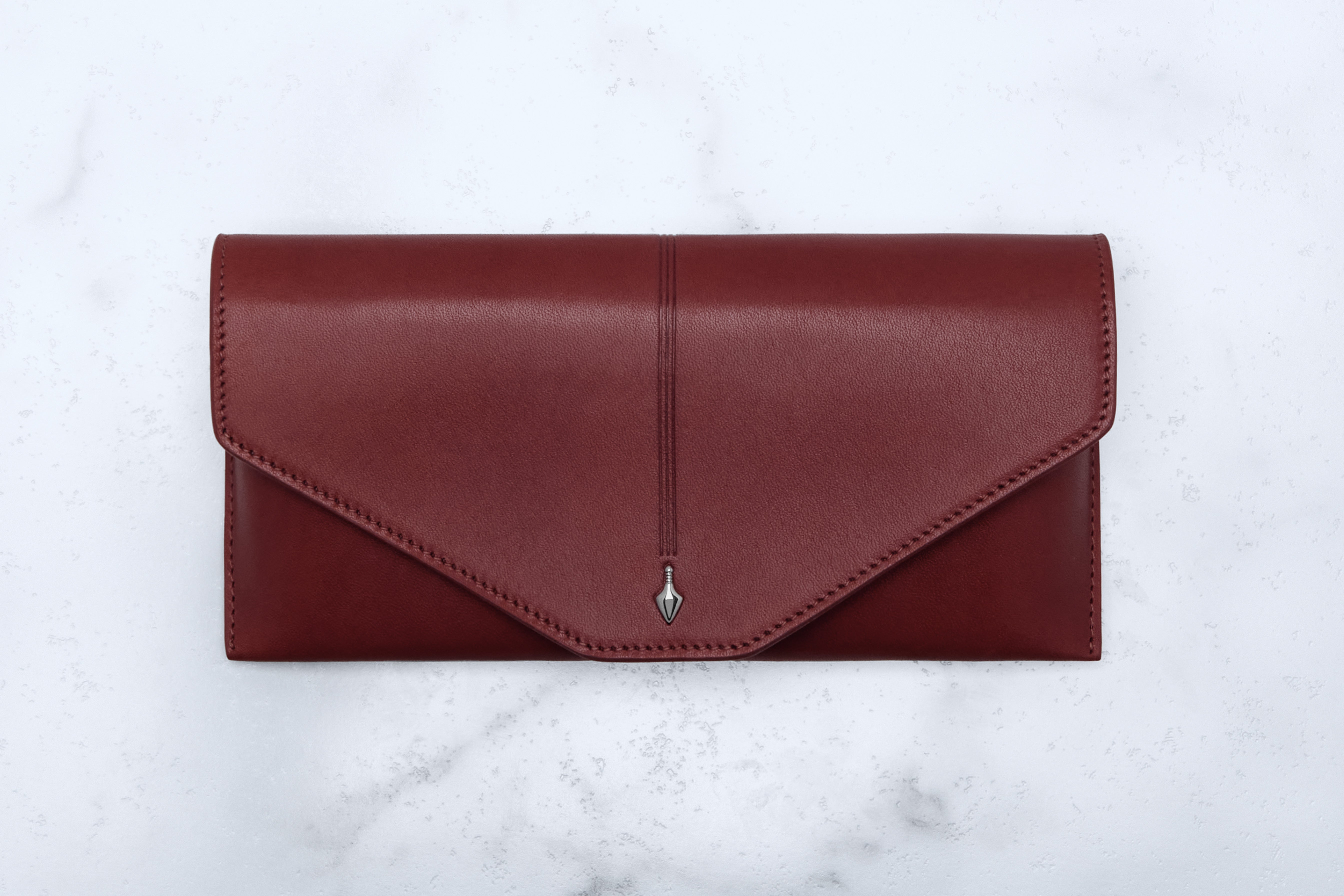 Jacques Marie Mage Circa Envelope custodia occhiali arancione