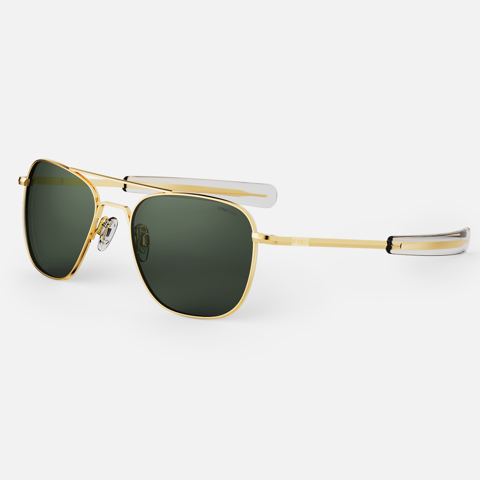 Randolph Aviator 23K Gold AGX occhiali sole graduati 55mm