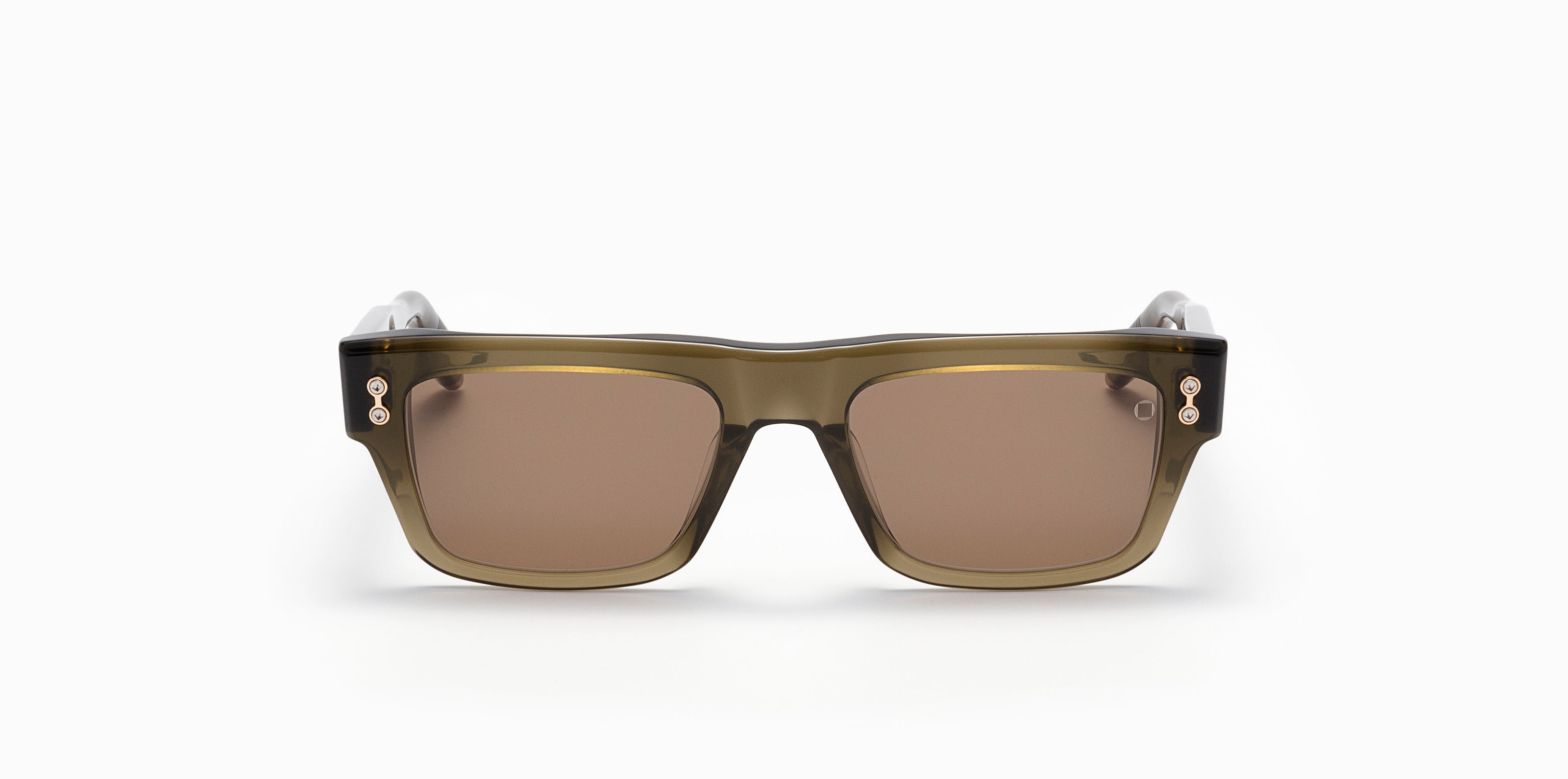 Akoni Horizon Leo occhiali da sole verde acetato