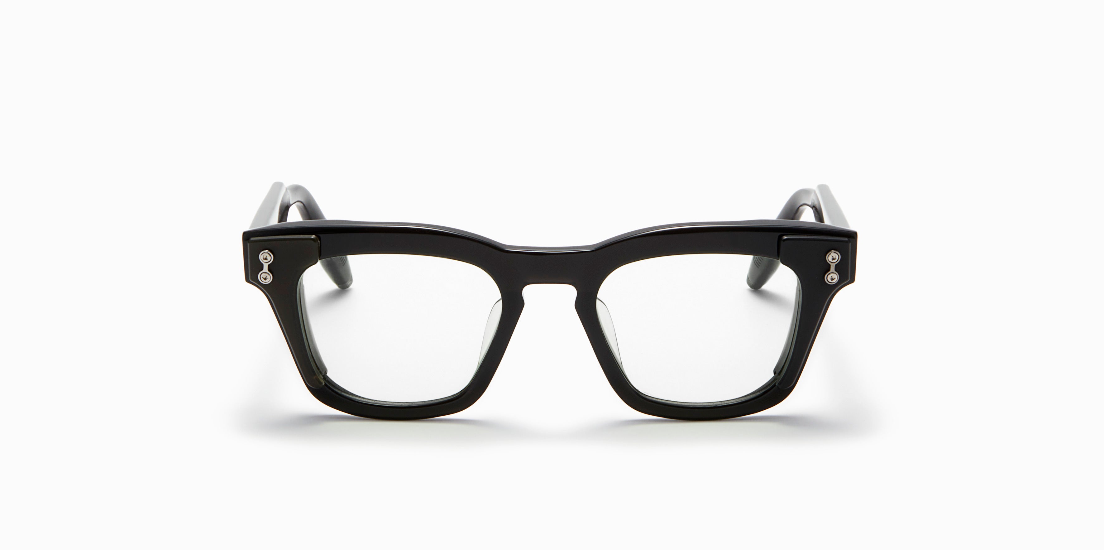 Akoni Horizon Ara occhiali da vista Crystal Black acetato