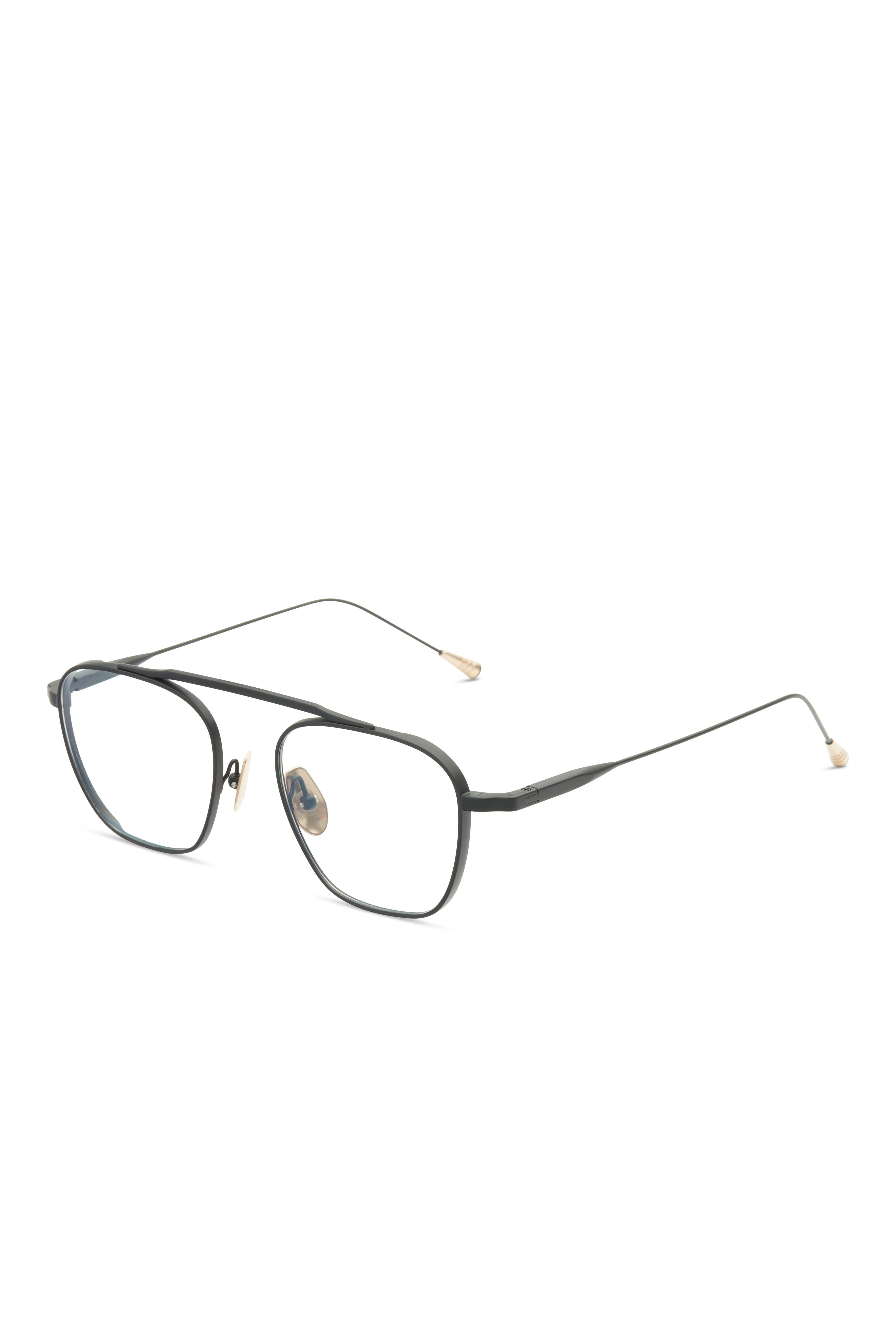 Lunetterie Generale Spitfire occhiali vista nero titanio