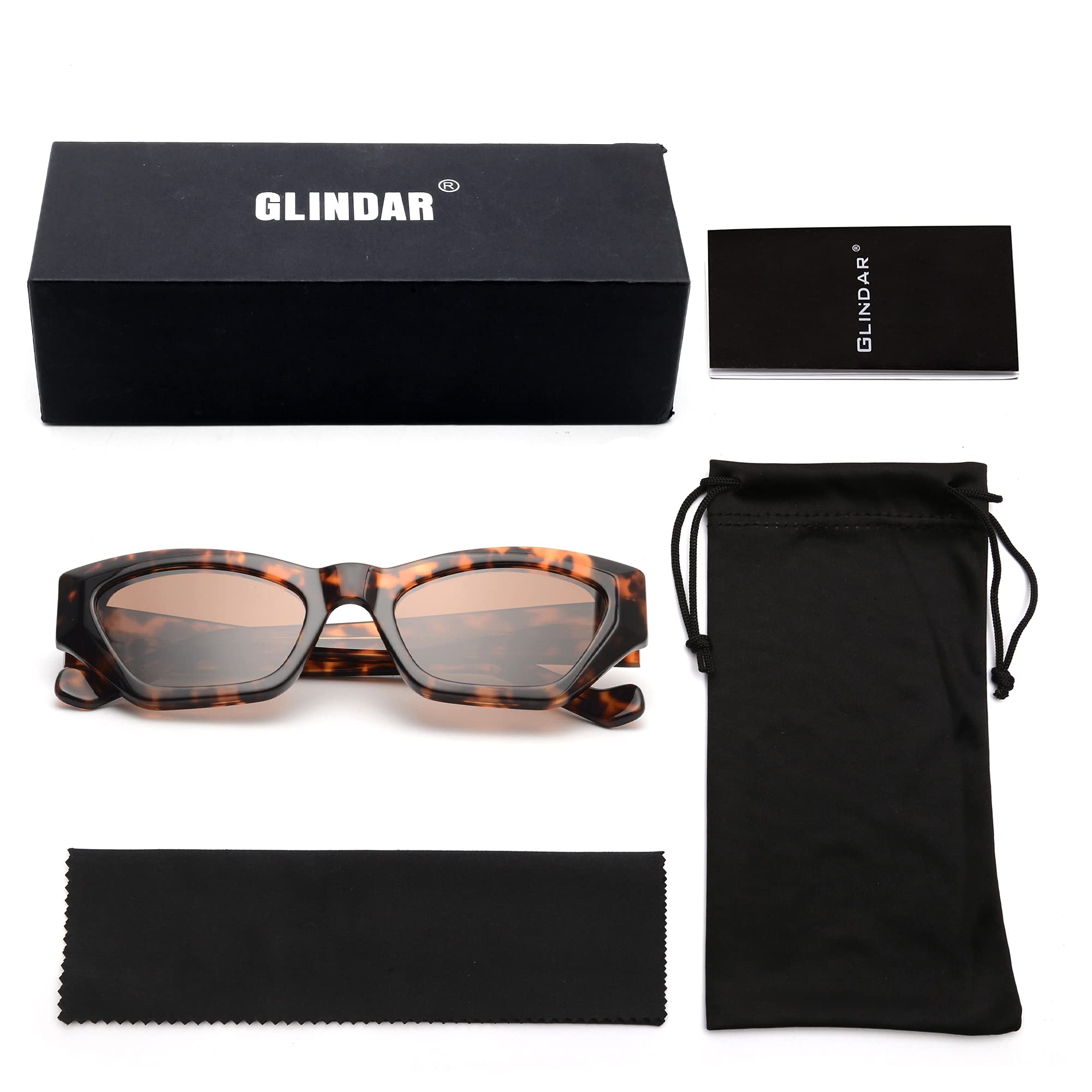 Glindar Cateye occhiali sole donna acetato polarizzate