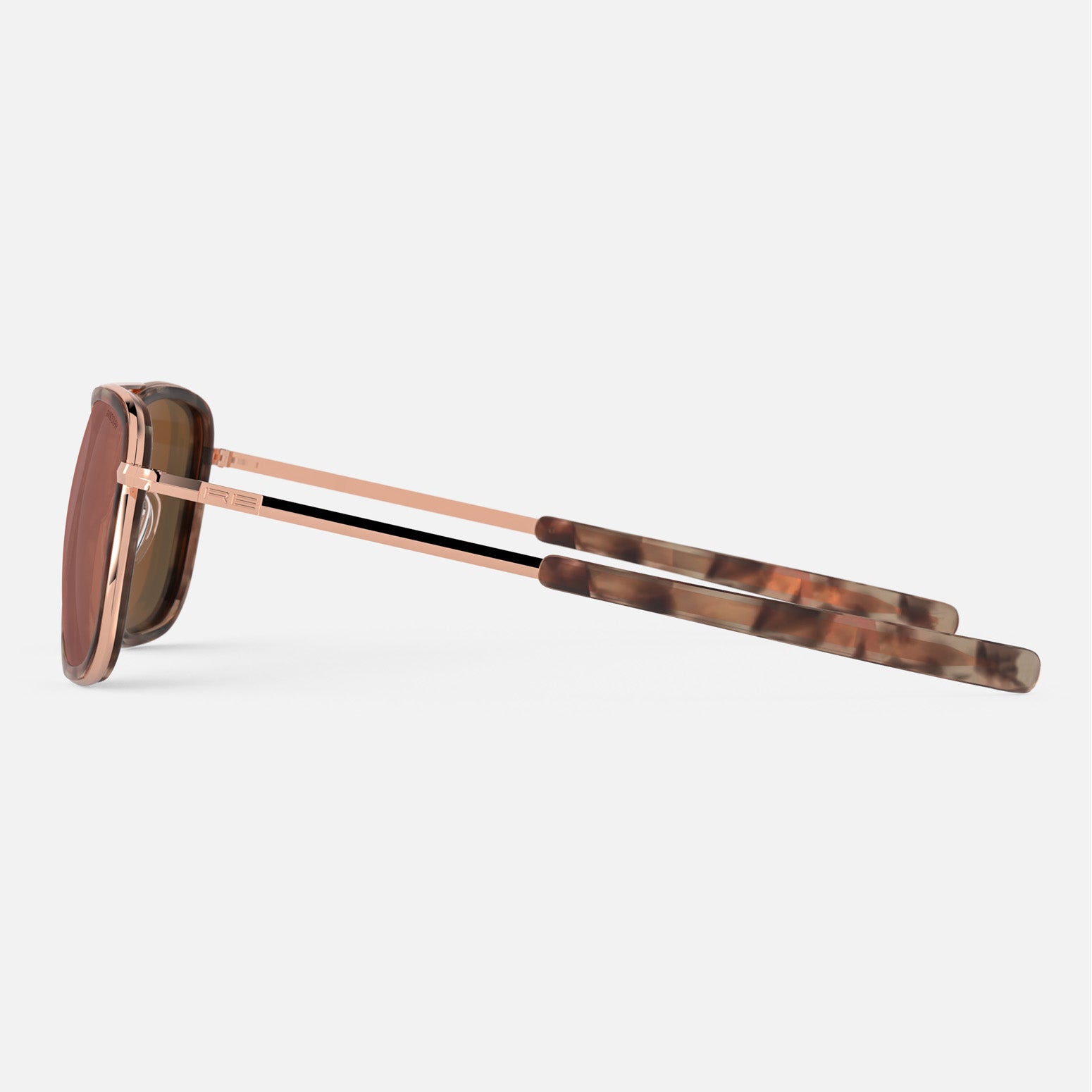 Randolph Aviator Fusion occhiali da sole oro rosa polarizzati