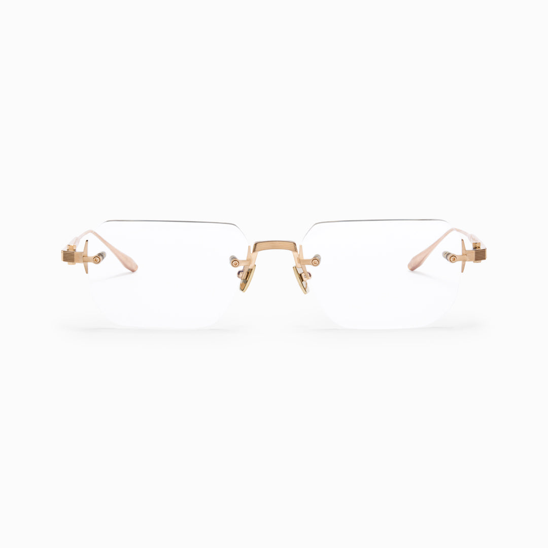 Akoni Etere Juno Four occhiali da vista oro rimless