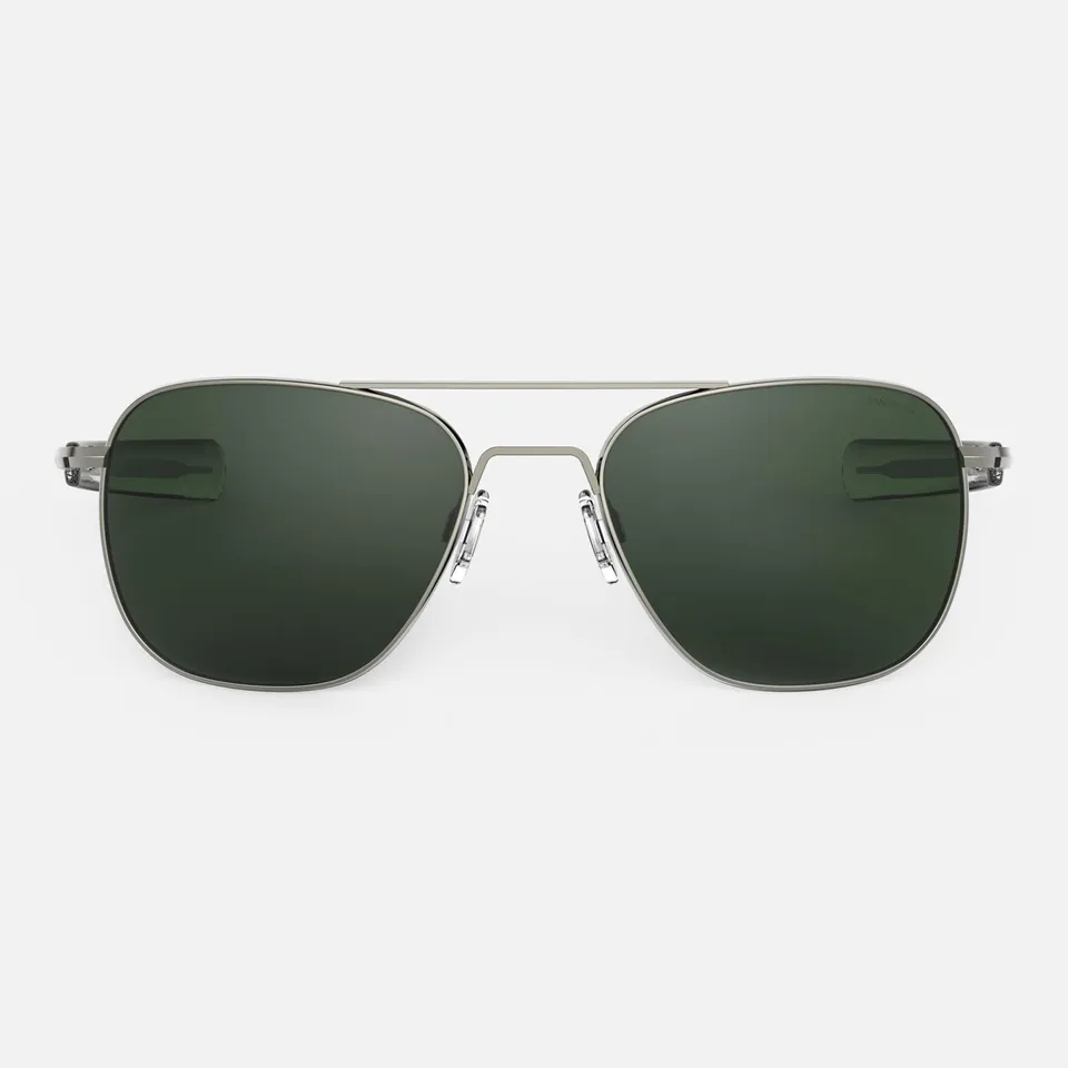 Randolph Aviator Gunmetal AGX occhiali da sole graduati verdi