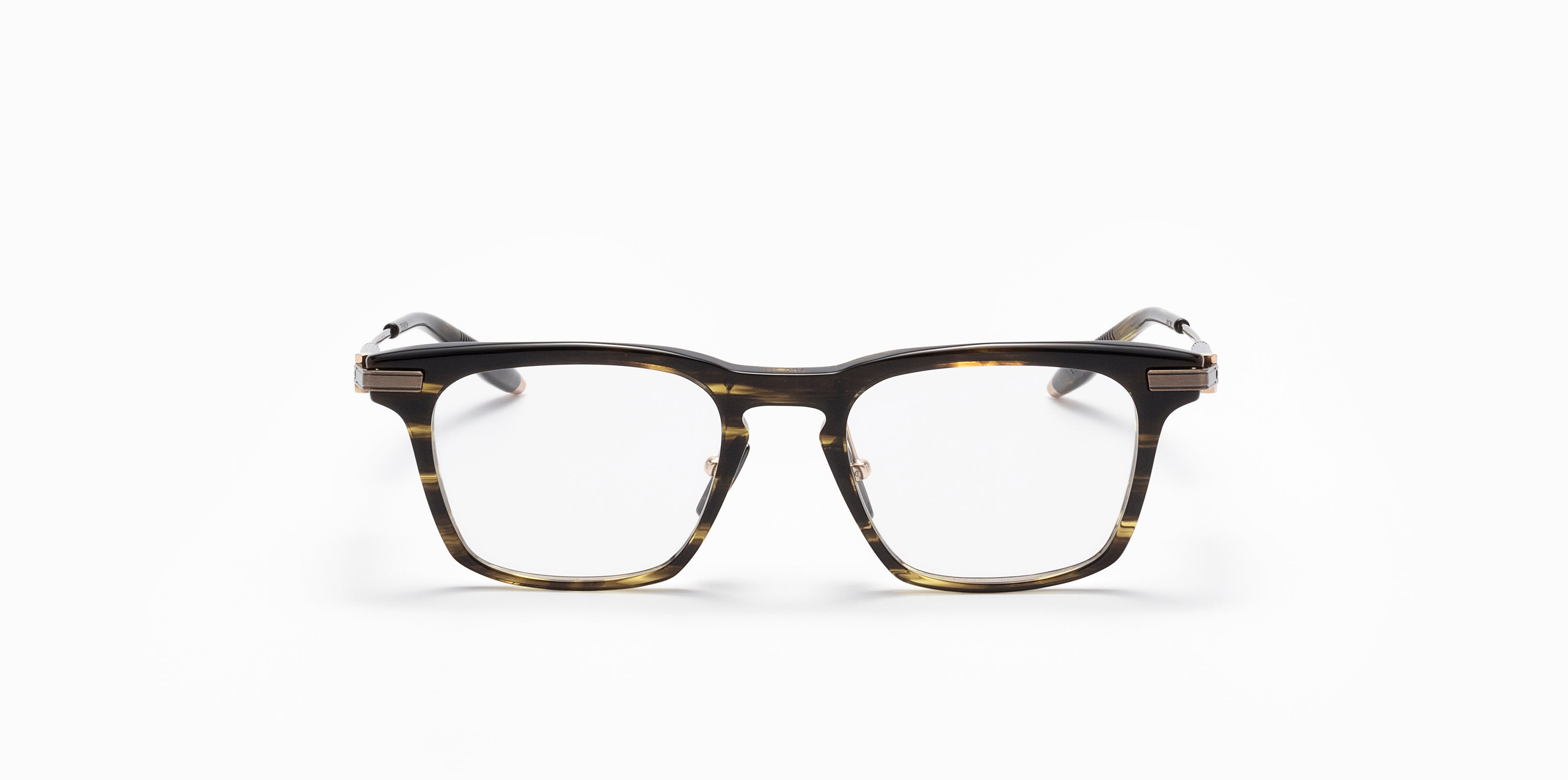 Akoni Horizon Zenith 50 montatura vista nero acetato
