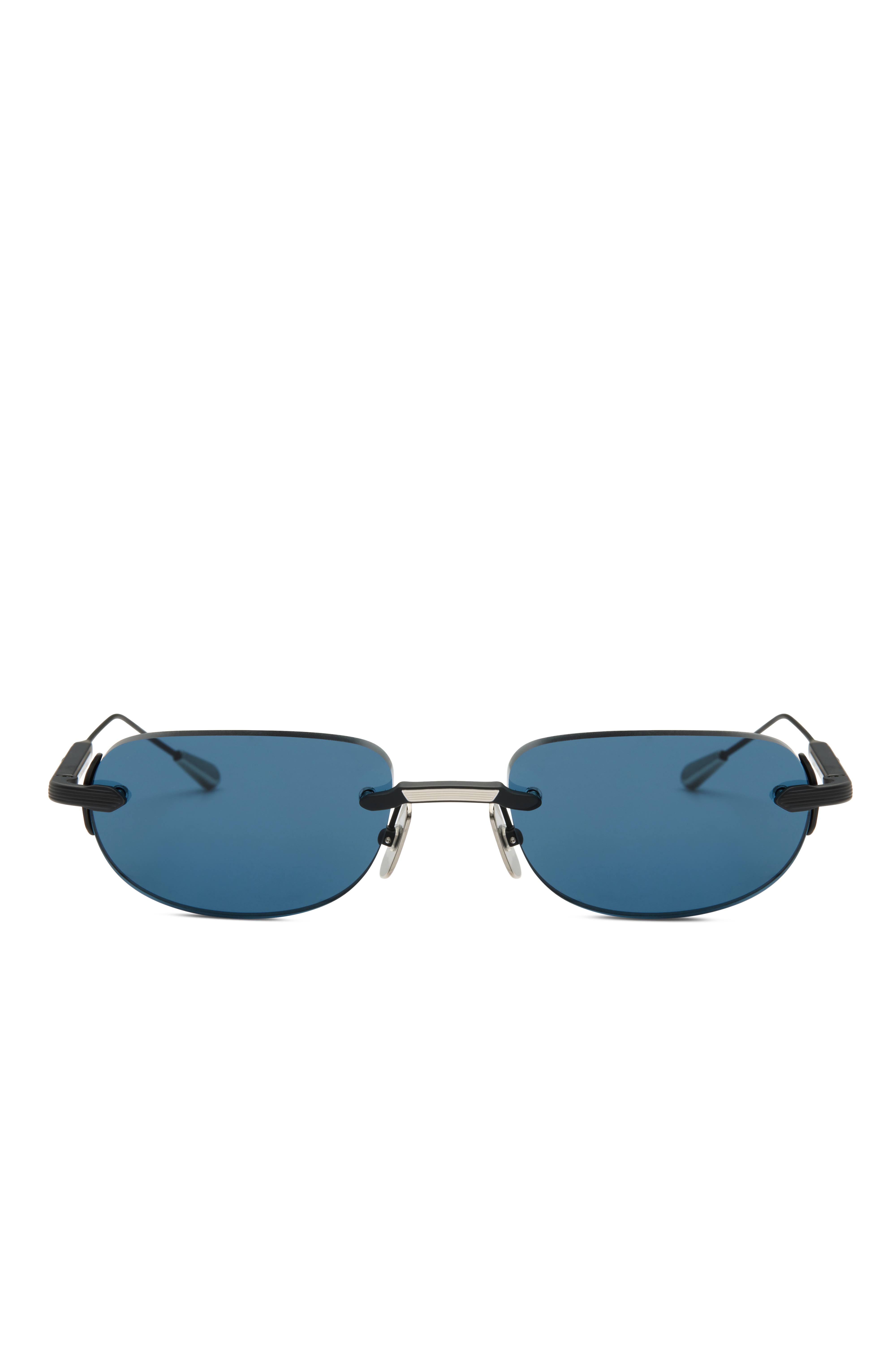 Lunetterie Générale St-Tropez occhiali da sole nero blu titanio