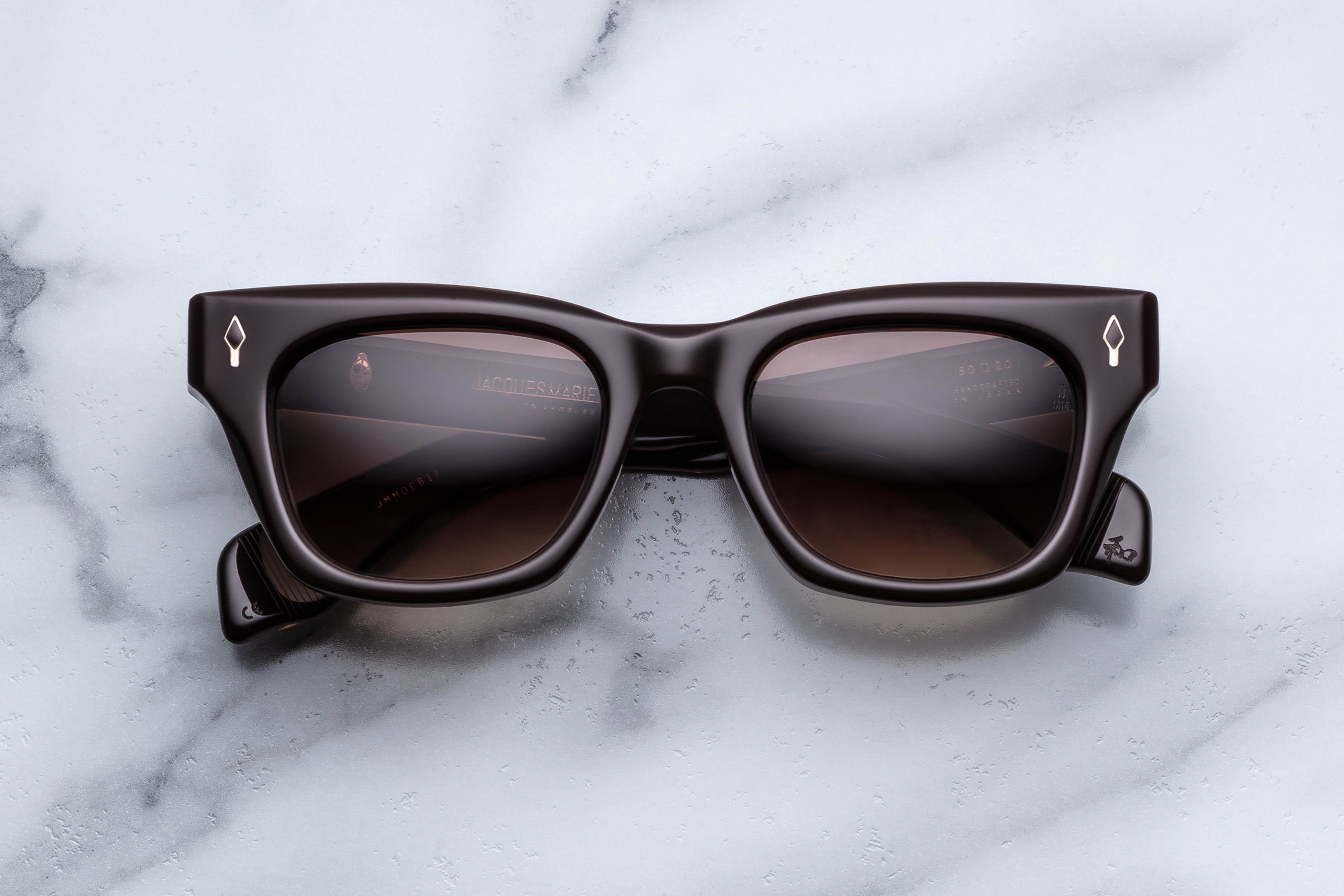 Jacques Marie Mage Dealan Epoxy II occhiali da sole Cassis Ruby