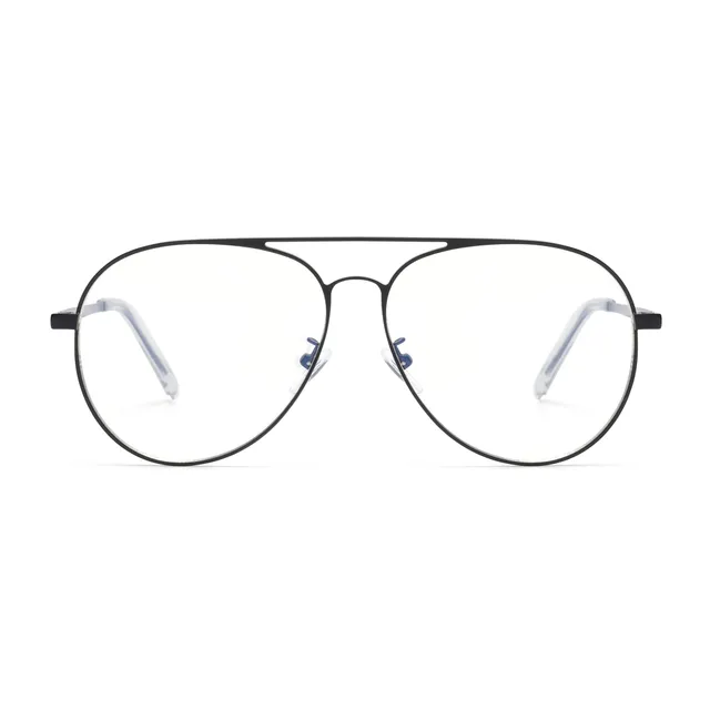 Glindar occhiali luce blu computer unisex metallo
