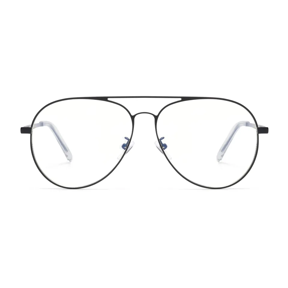 Glindar occhiali luce blu computer unisex metallo