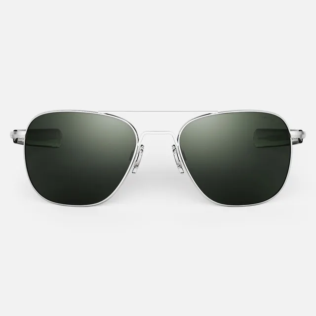 Randolph Aviator Matte Chrome AGX occhiali da sole vetro