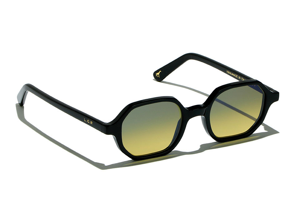 L.G.R Zanzibar occhiali da sole fotocromatici gialli Black 01