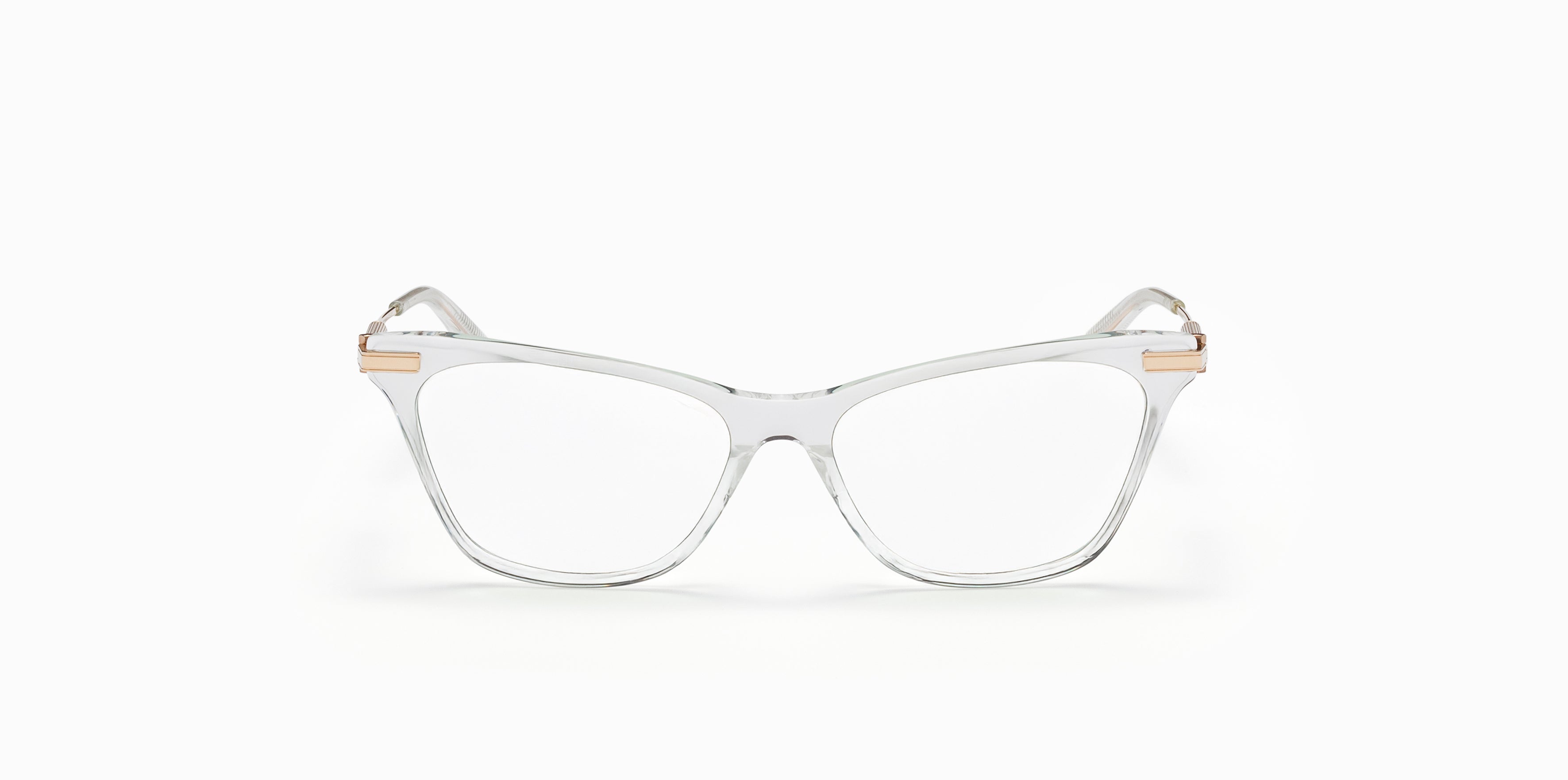 Akoni Etere Iris occhiali da vista crystal clear cat-eye