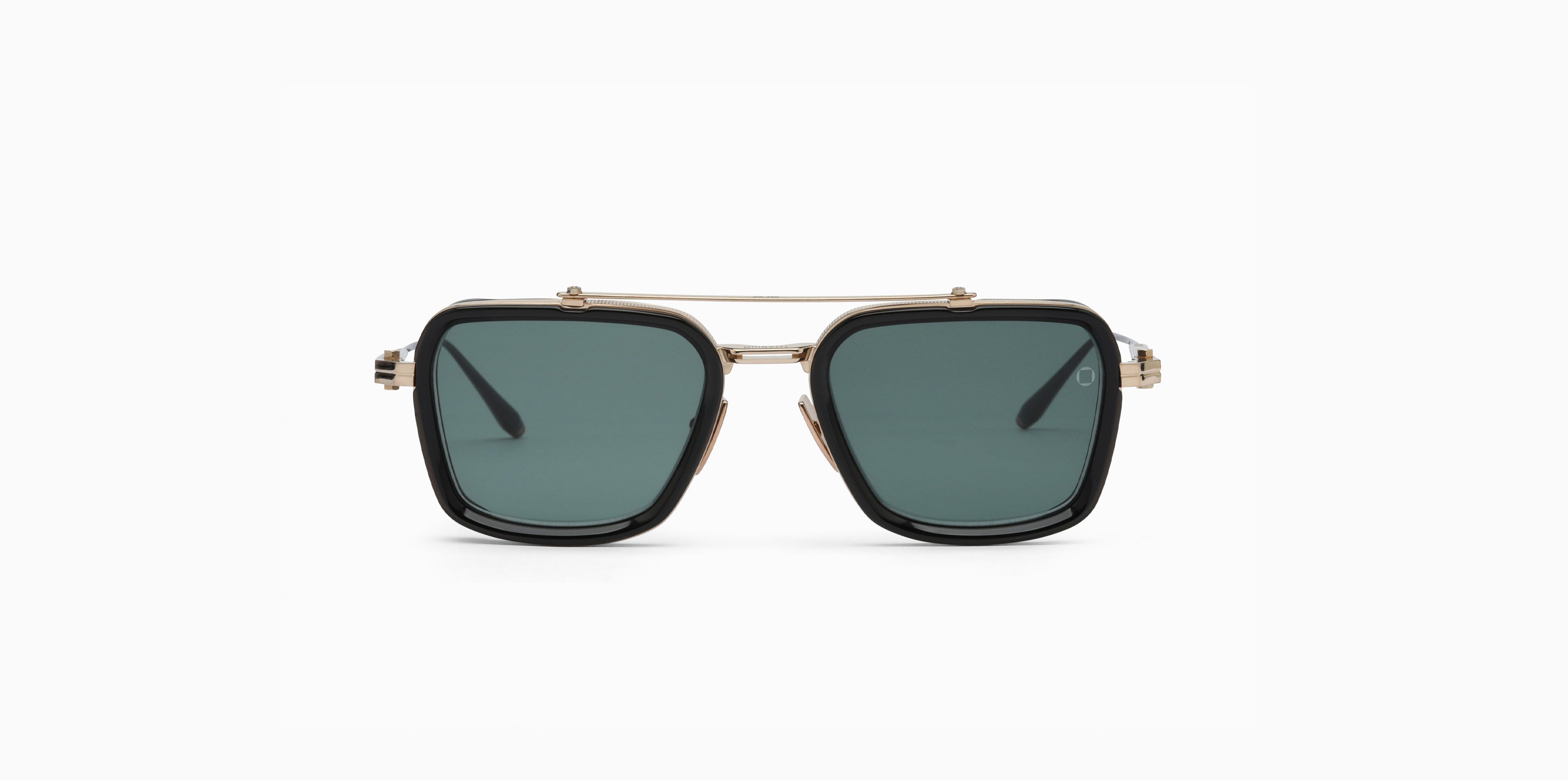 Akoni Optima Solis occhiali da sole crystal black 51 aviator