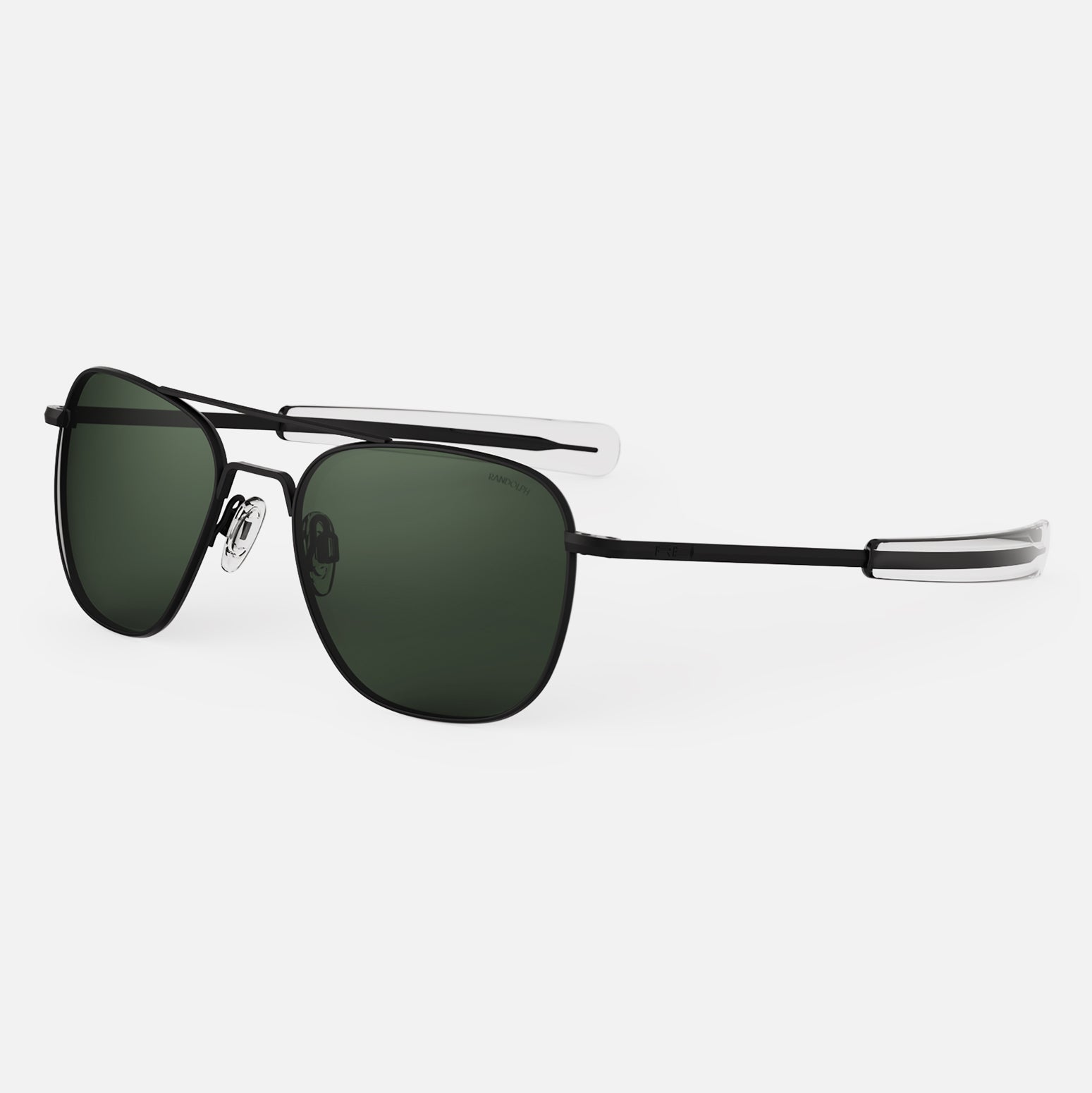Randolph Aviator Matte Black AGX occhiali da sole 55mm