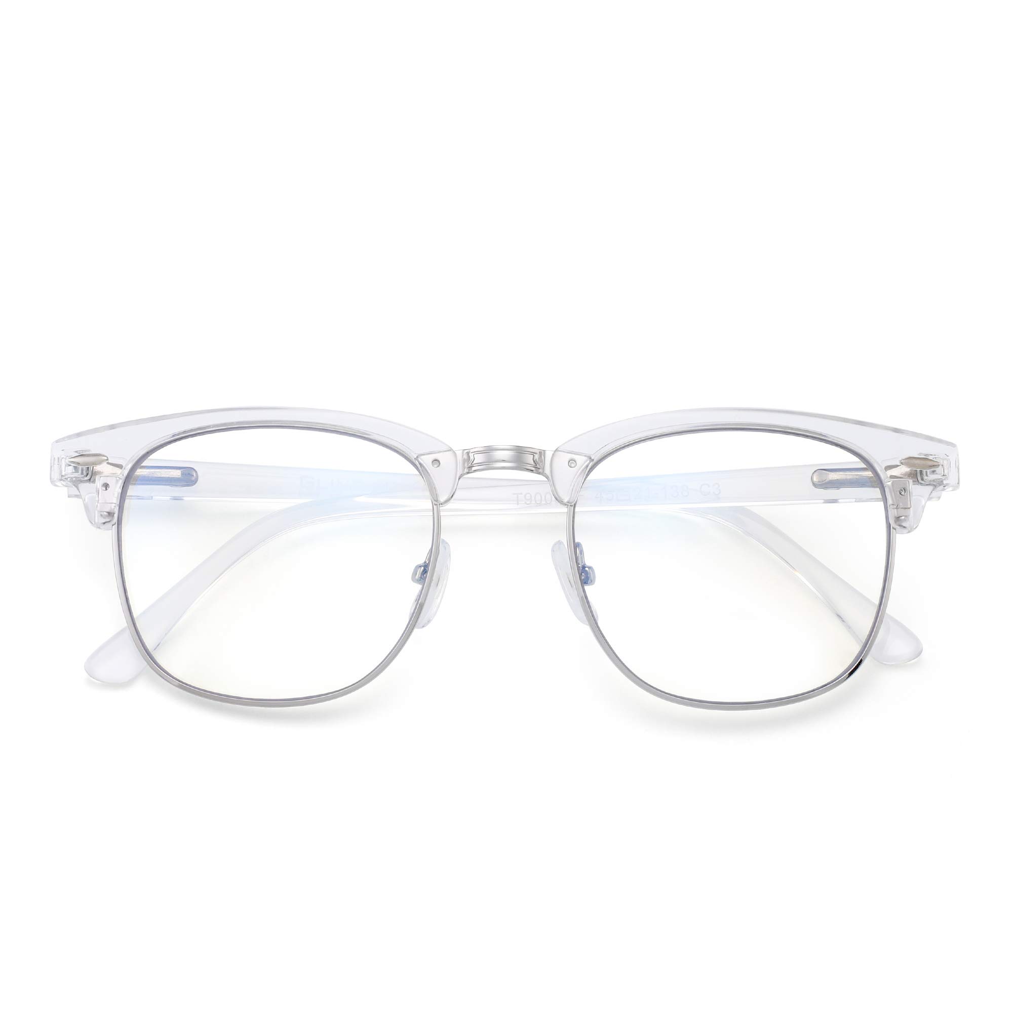 Glindar Retro Classico Browline occhiali luce blu computer