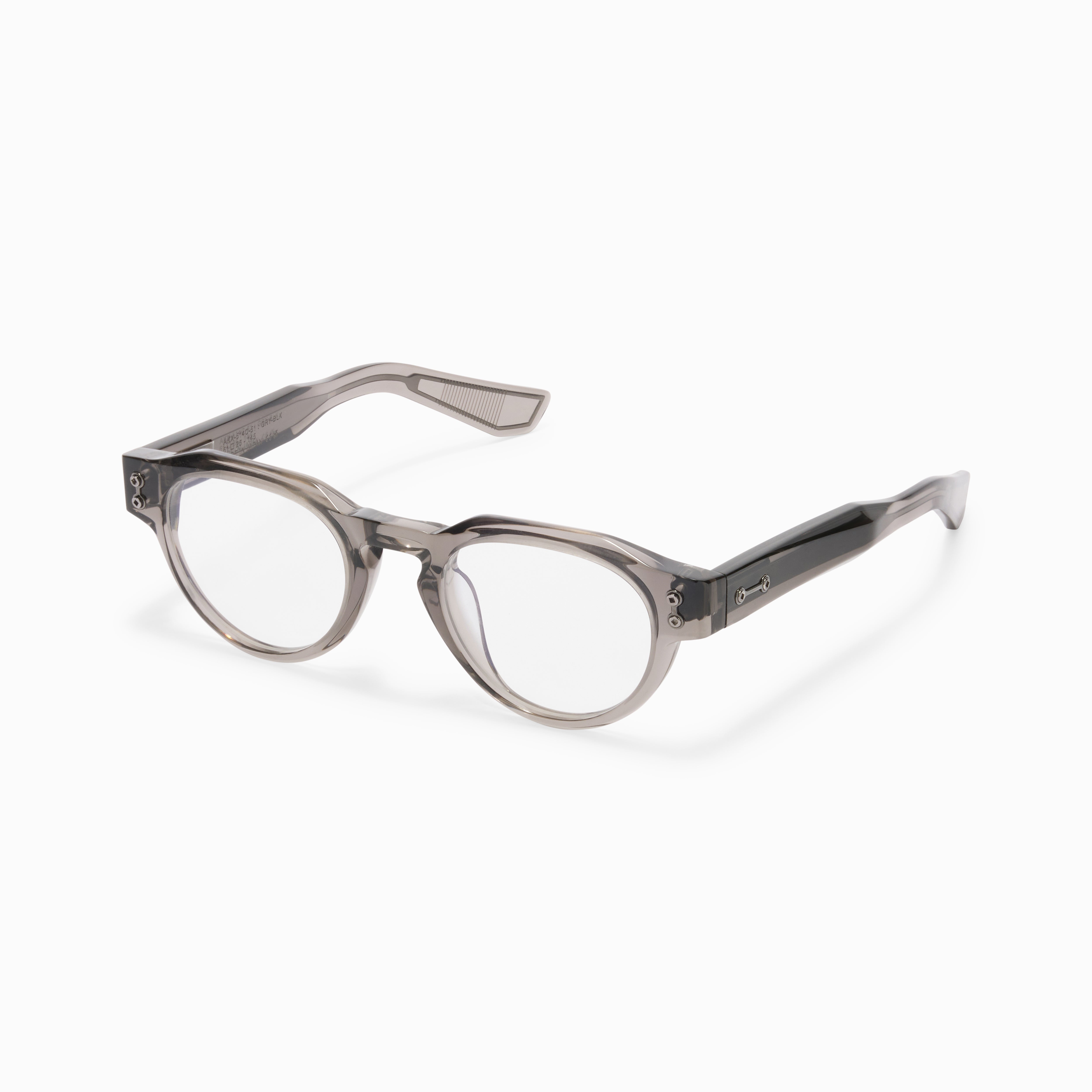 Akoni Etere Andra occhiali da vista Crystal Dark Grey acetato