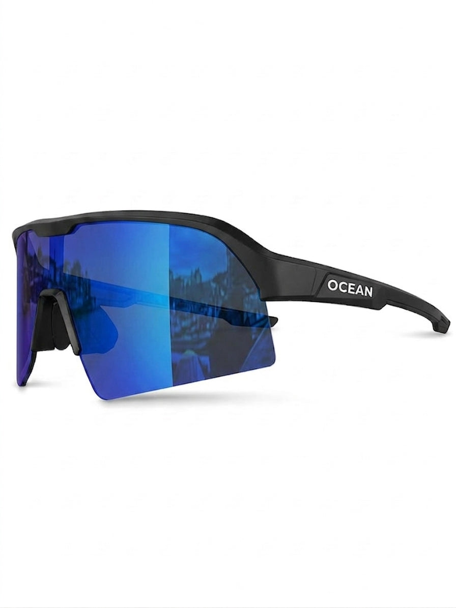 Ocean Sprint occhiali ciclismo nero fumo polarizzati