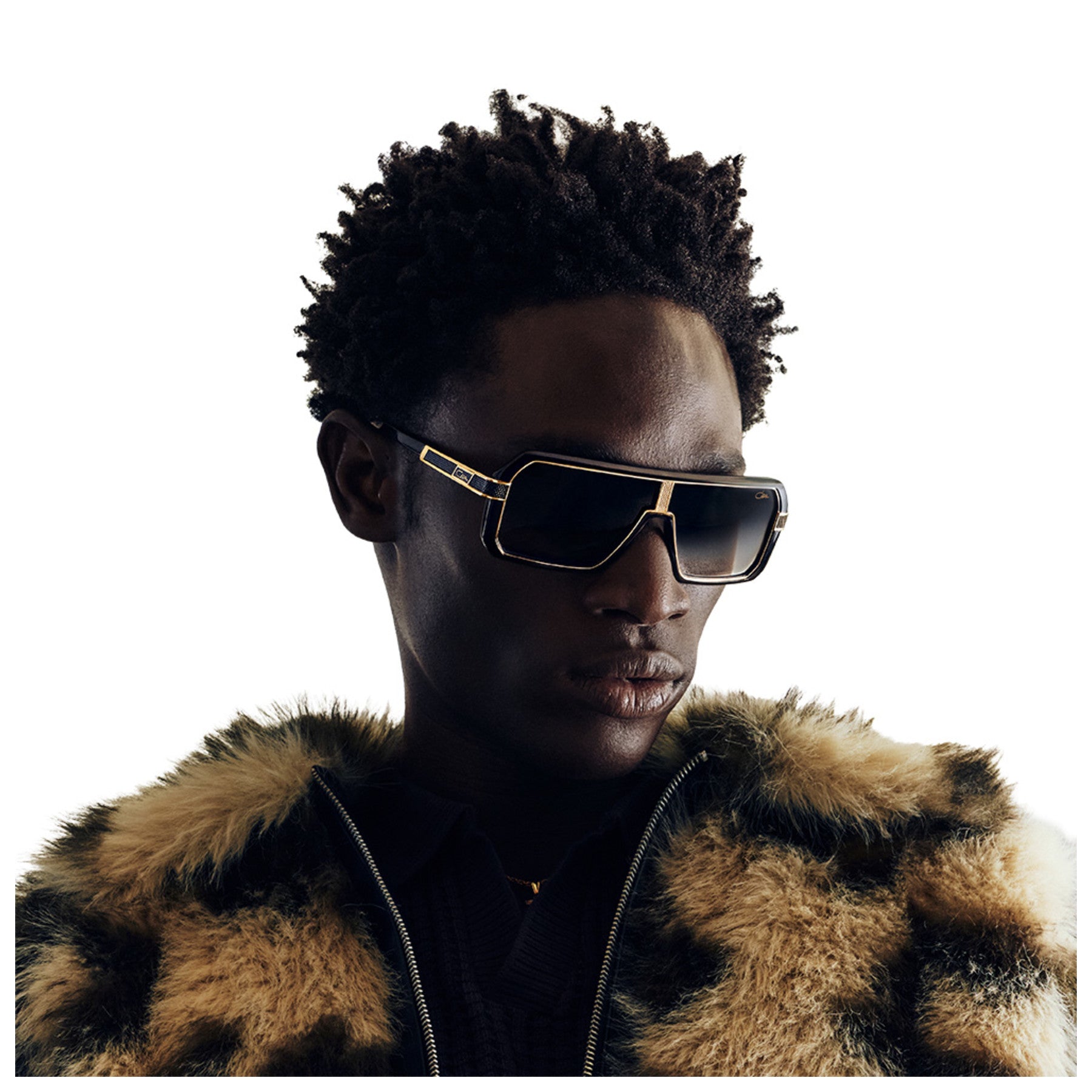 Cazal 8500s/9500s 8053 occhiali da sole nero-oro uomo